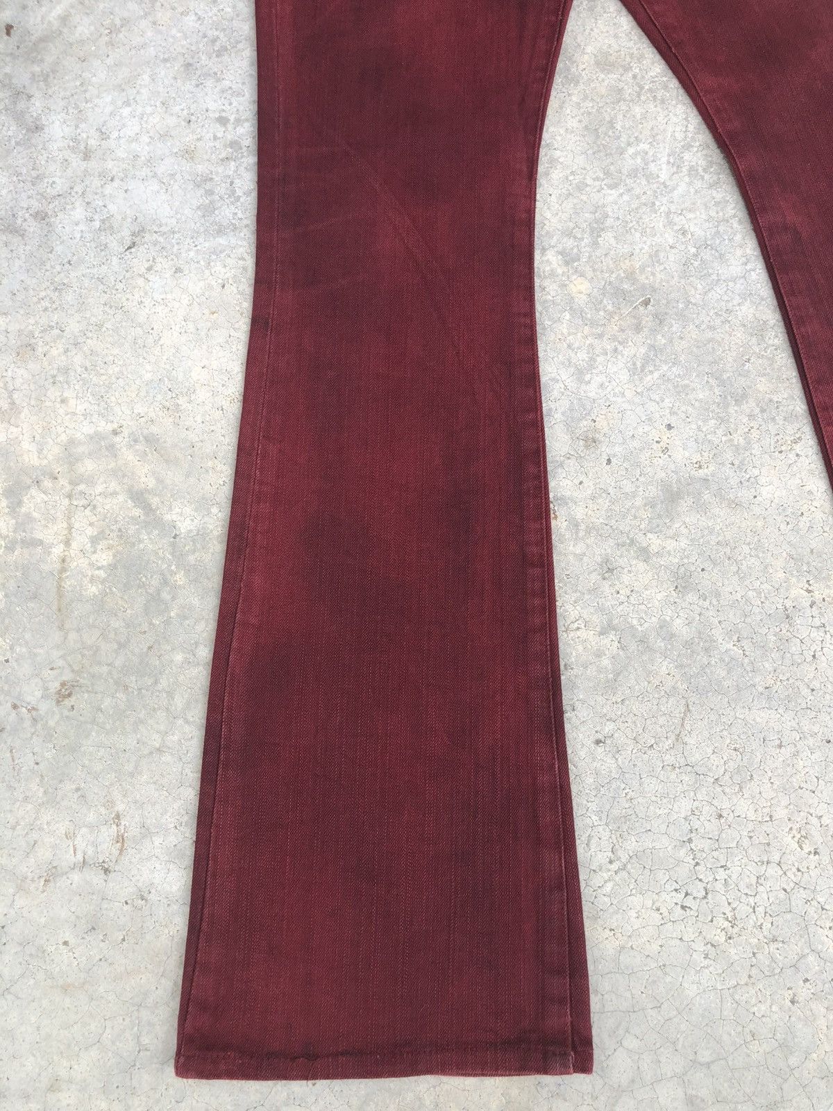 GOSTAR DE FUGA Japanese Fuga Flared Jeans Distressed Jeans Size US 30 / EU 46 - 6 Thumbnail