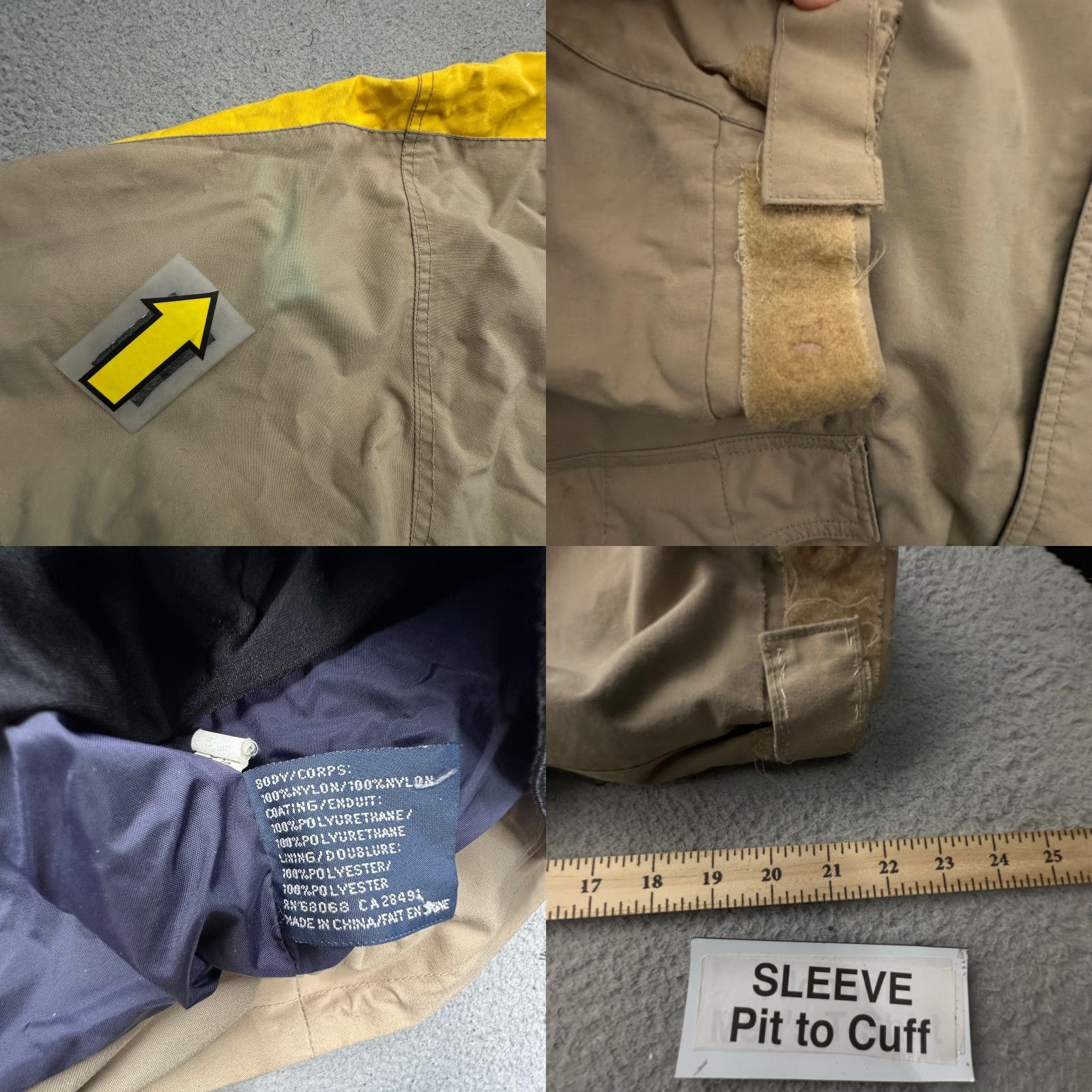 Hurley VINTAGE Hurley 999 Ski Snowboard Jacket Mens L Brown Yellow Jacket Mens 999 Ski Snowboard Pattern Solid 80s 90s Size US L / EU 52-54 / 3 - 8 Thumbnail