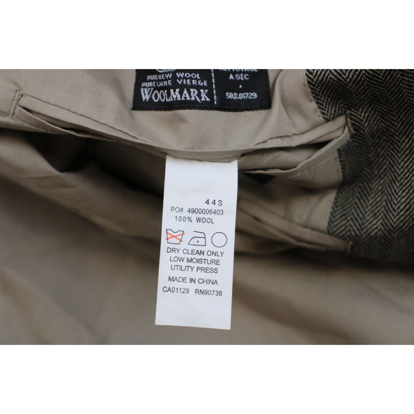 Lauren Ralph Lauren Lauren Ralph Lauren Blazer Mens 44S Herringbone 2 Button Size 44S - 8 Thumbnail