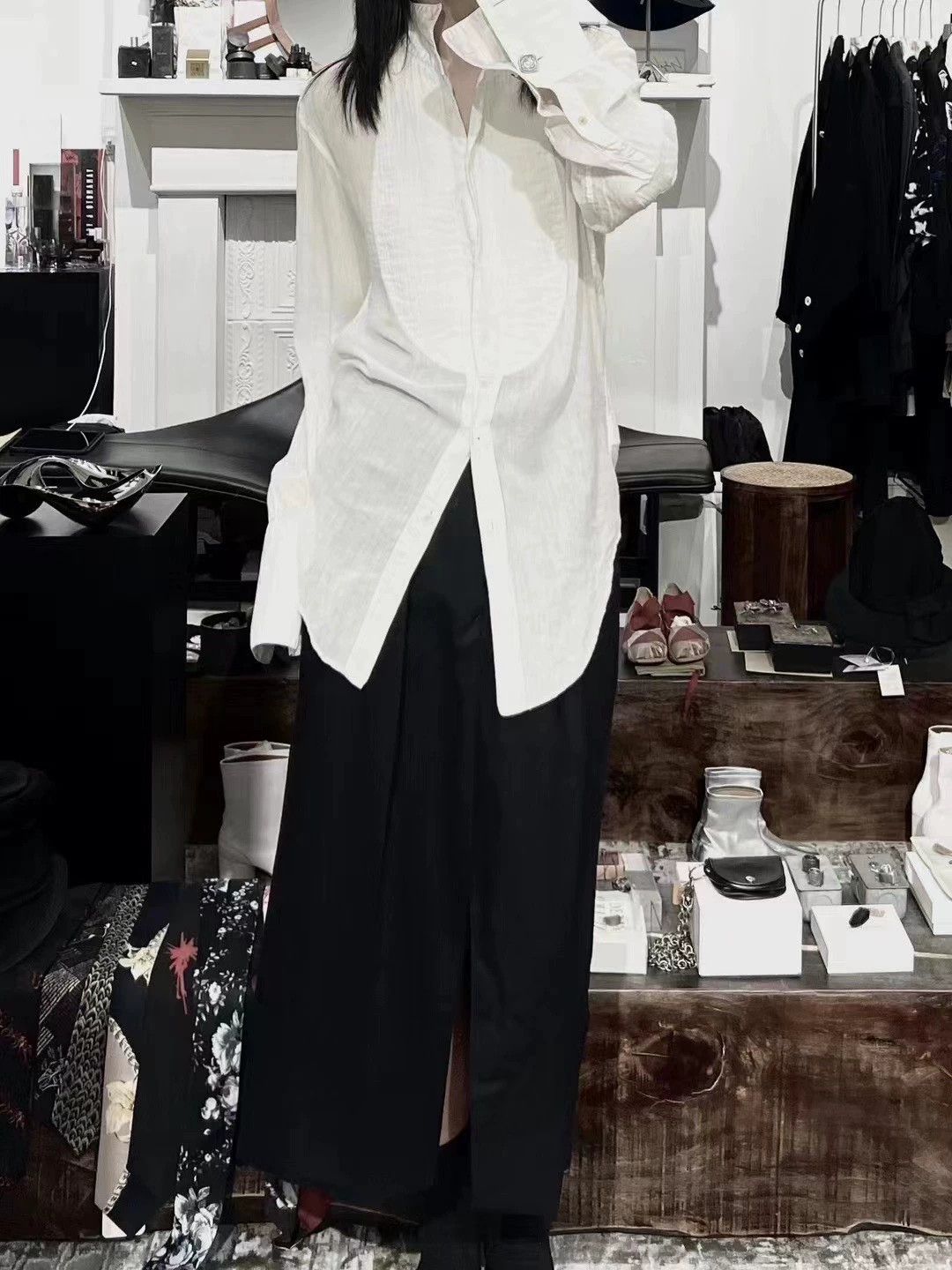 Junya Watanabe Junya Watanabe High-Waisted Skirt-Pants XS Rare Slit Size 24" / US 00 / IT 34 - 3 Thumbnail