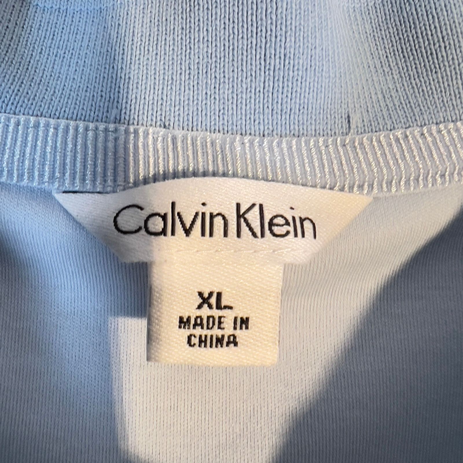 Calvin Klein Calvin Klein Polo Shirt Mens XL Blue Colorblock Short Sleeve Size US XL / EU 56 / 4 - 2 Thumbnail