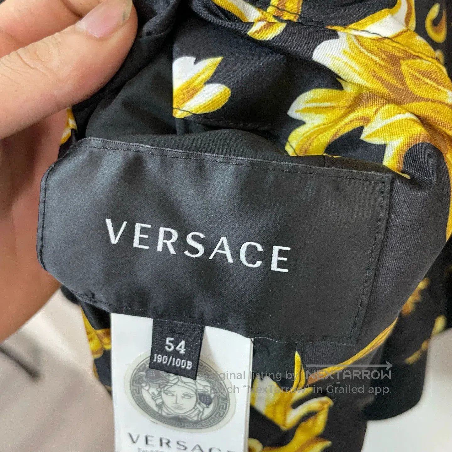 Versace Versace Baroque Reversible Cotton Jacket. Size US L / EU 52-54 / 3 - 3 Thumbnail