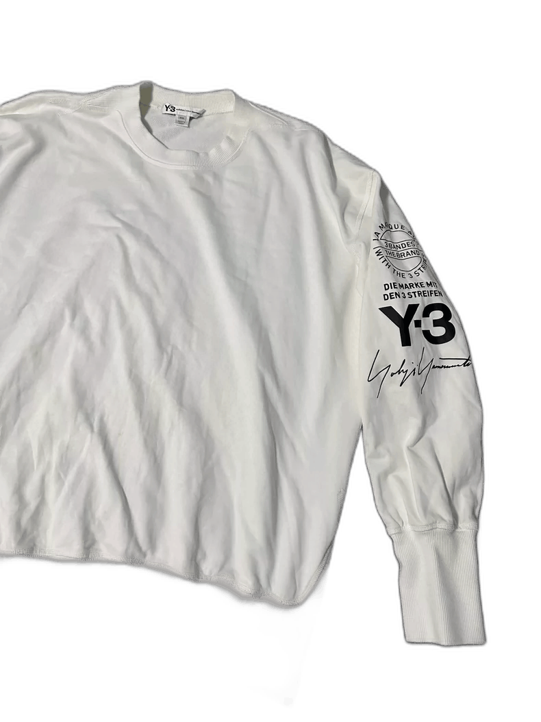 Y-3 Y-3 Long Sleeve Cotton Sweatshirt-yf Size US M / EU 48-50 / 2 - 1 Thumbnail