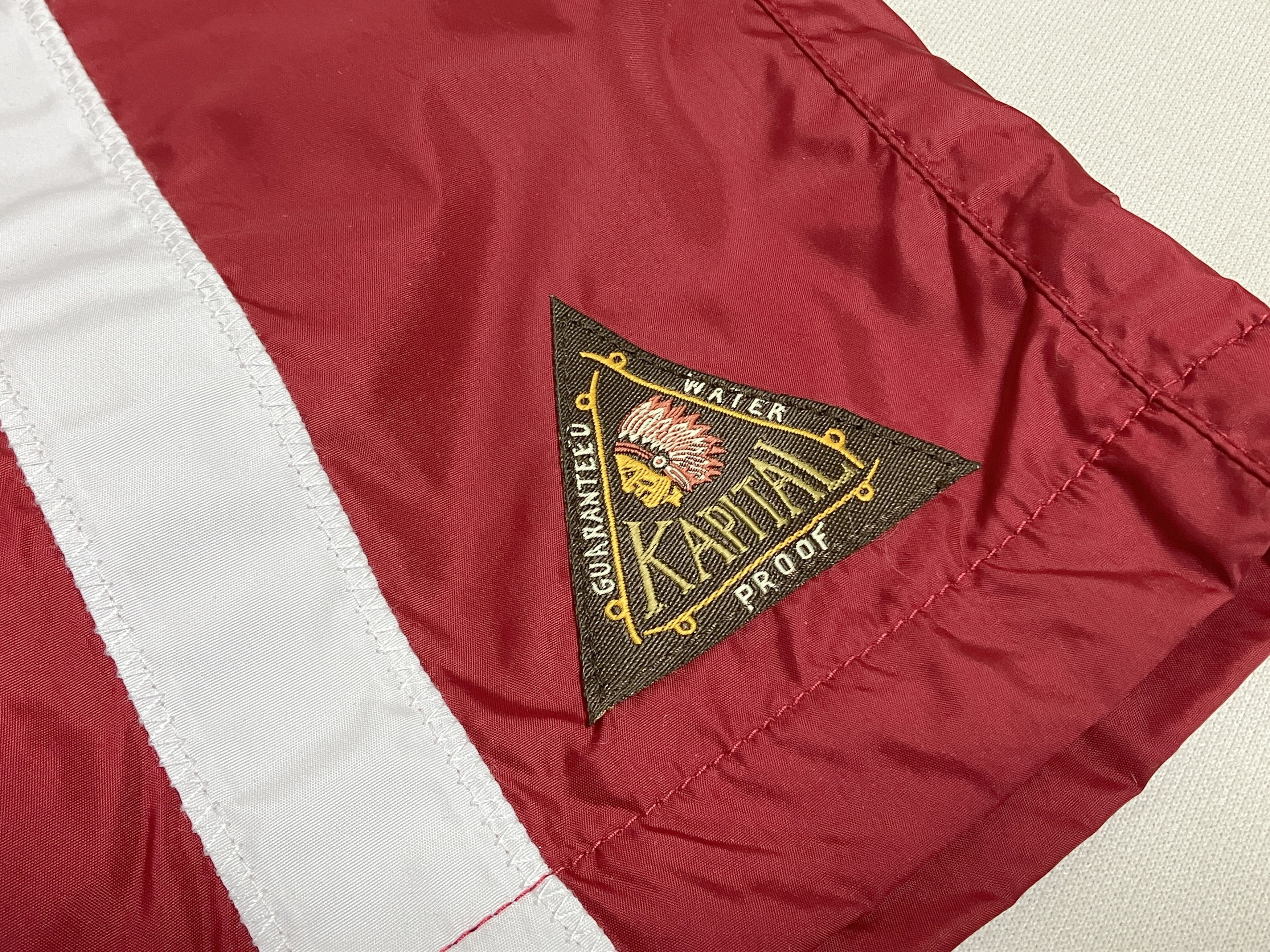 Kapital Kapital nylon bone swim shorts red new L Size US 33 - 3 Thumbnail