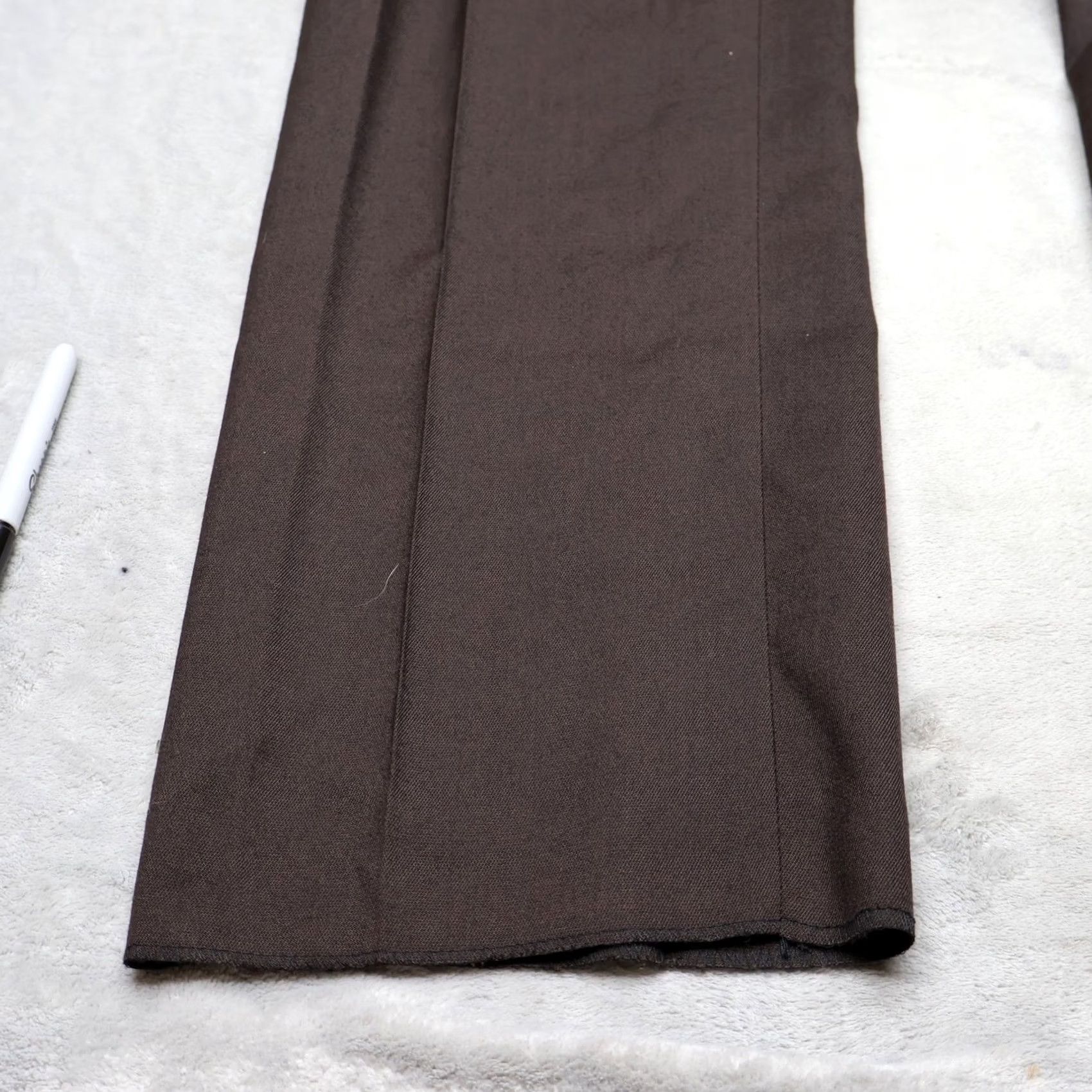 Vintage Flying Cross Cargo Pants Mens 38 Brown Lycra Straight Leg Casual Workwear Pants 36x38 New Size US 36 / EU 52 - 2 Thumbnail