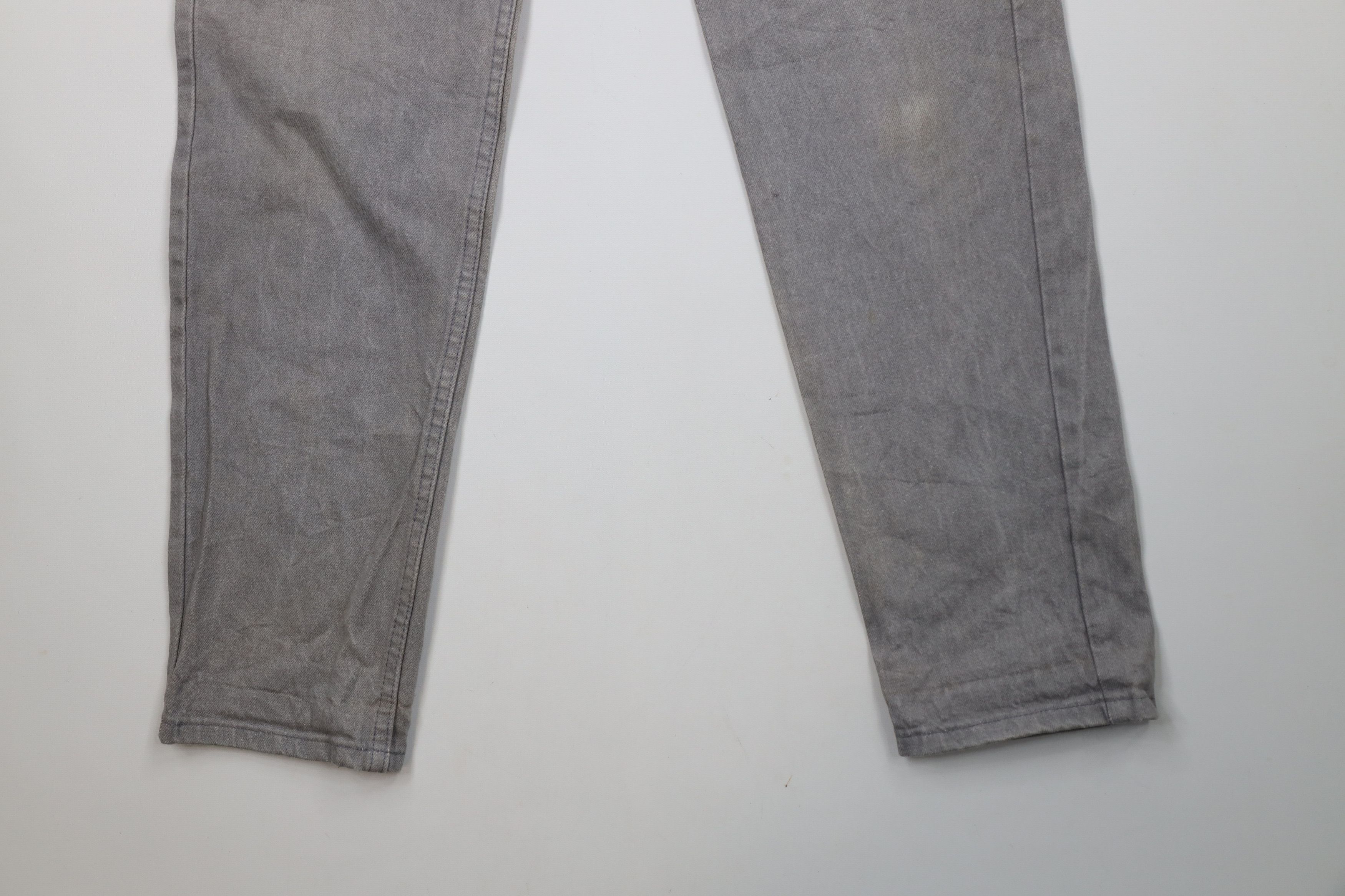 Levi's × Vintage Vintage 80s Levis Relaxed Tapered Leg Denim Jeans Gray USA Size 34" / US 12 / IT 48 - 4 Thumbnail