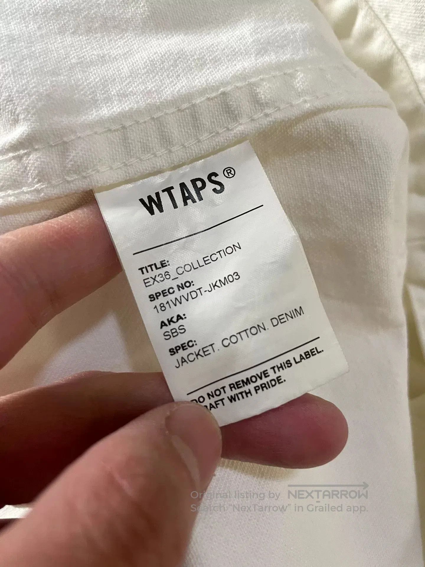 Wtaps WTAPS SBS Denim Hooded Jacket. Size US S / EU 44-46 / 1 - 8 Thumbnail