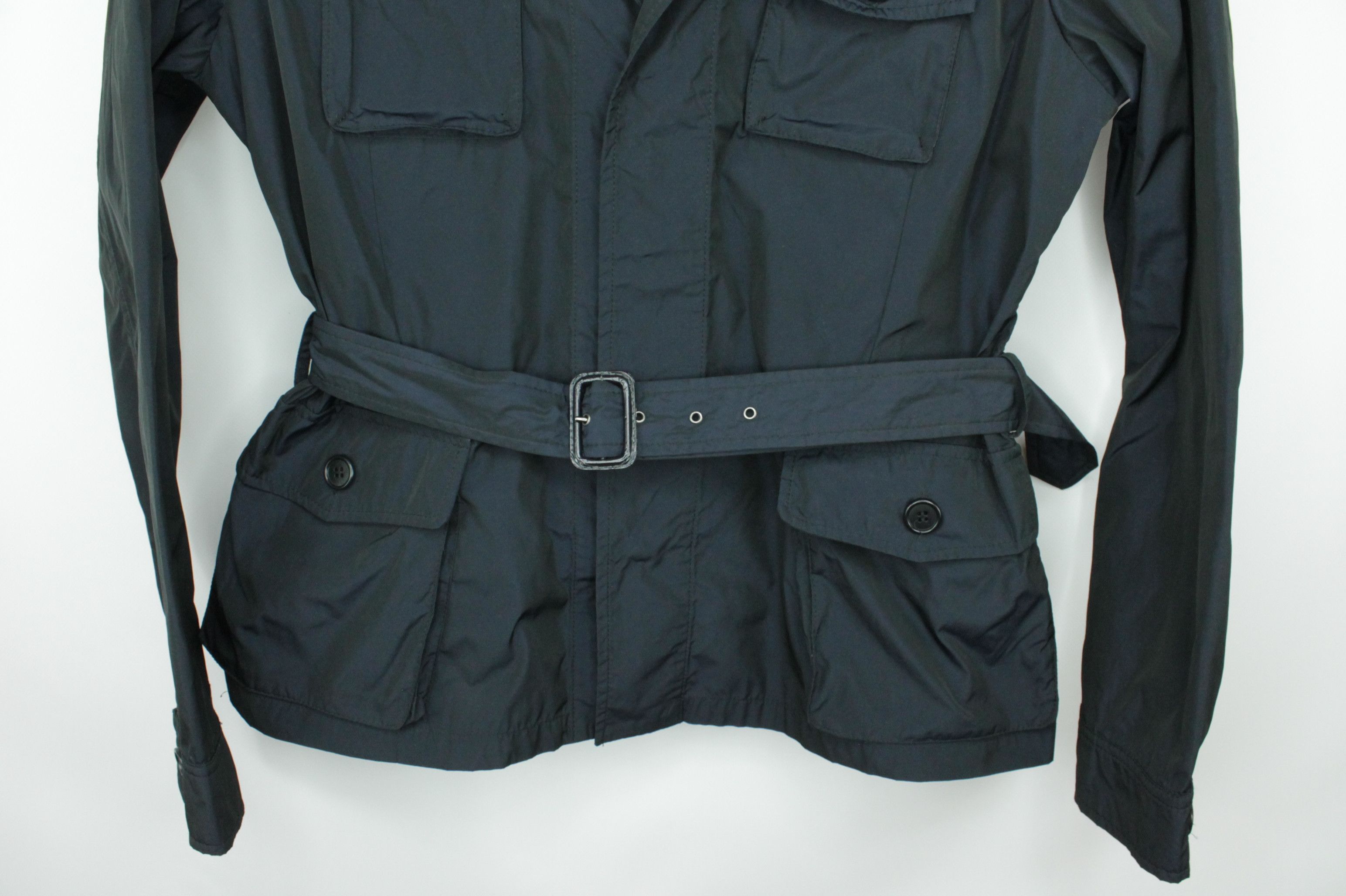 Aspesi × Designer Aspesi Belted Safari Navy Jacket Women's Size XL / US 12-14 / IT 48-50 - 3 Thumbnail