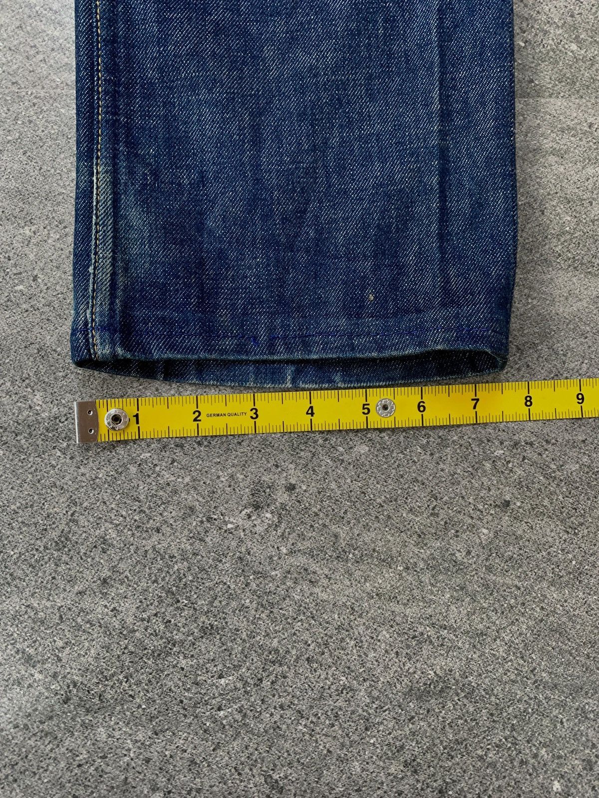 Helmut Lang FREE TAX! 2000s Indigo Classic Cut Raw Denim Jeans Size US 30 / EU 46 - 12 Thumbnail