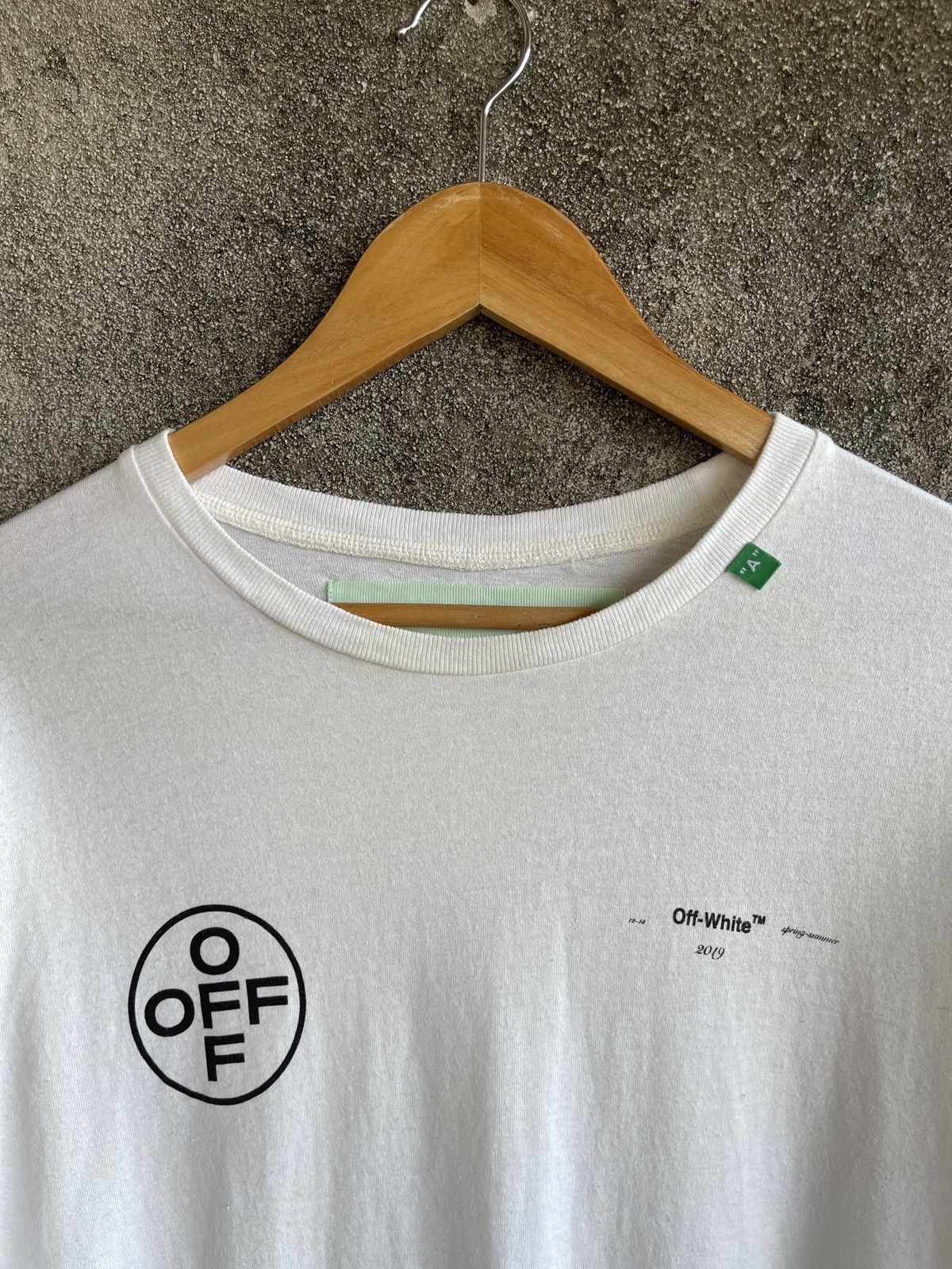 Off-White AW19🔥OFF WHITE✖️VIRGIL ABLOH🔥White Diag Stencil L/S Tshirt Size US M / EU 48-50 / 2 - 7 Thumbnail