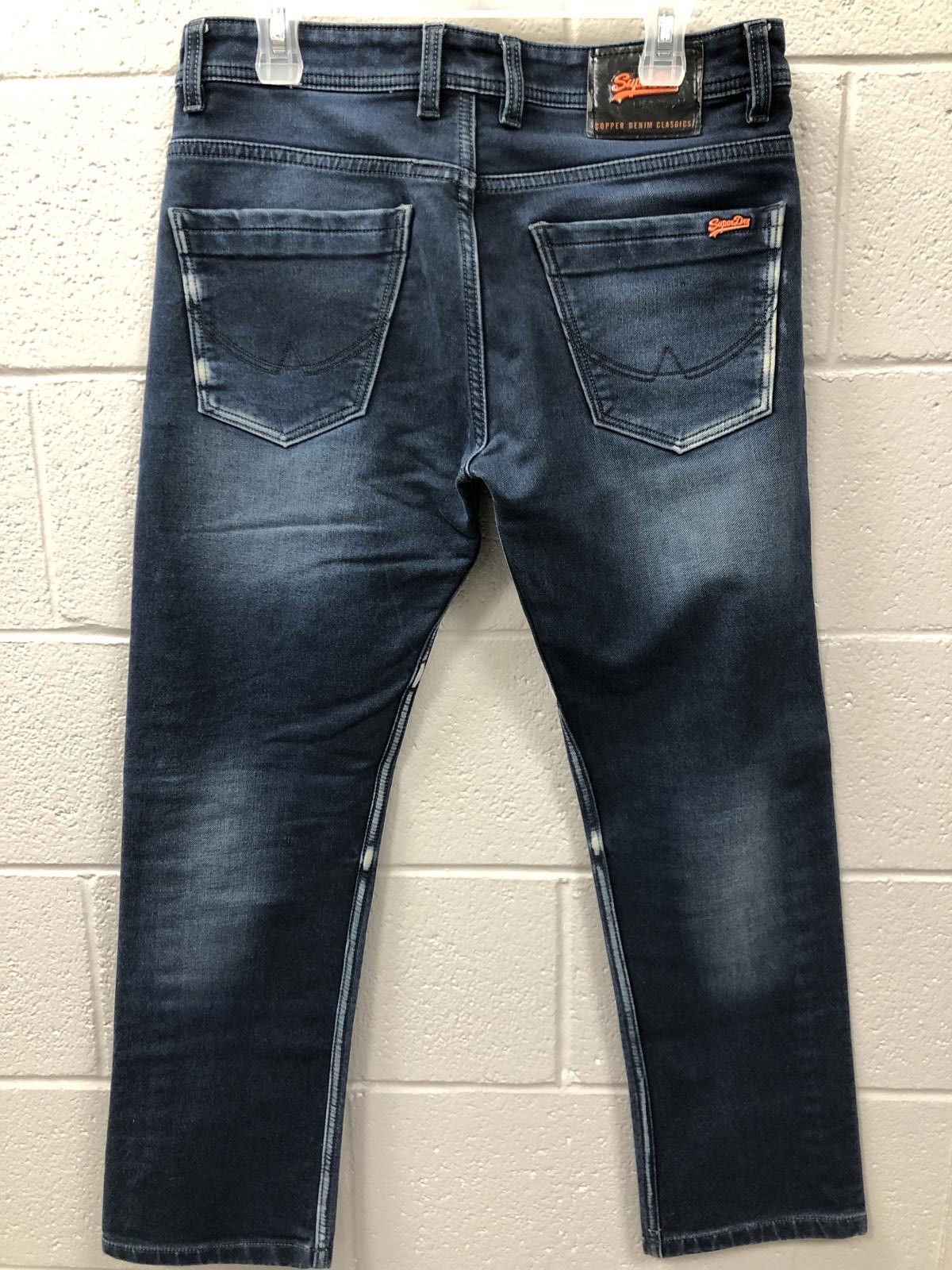 Superdry Superdry Men's Vintage Jeans - Blue Denim Size US 32 / EU 48 - 3 Thumbnail