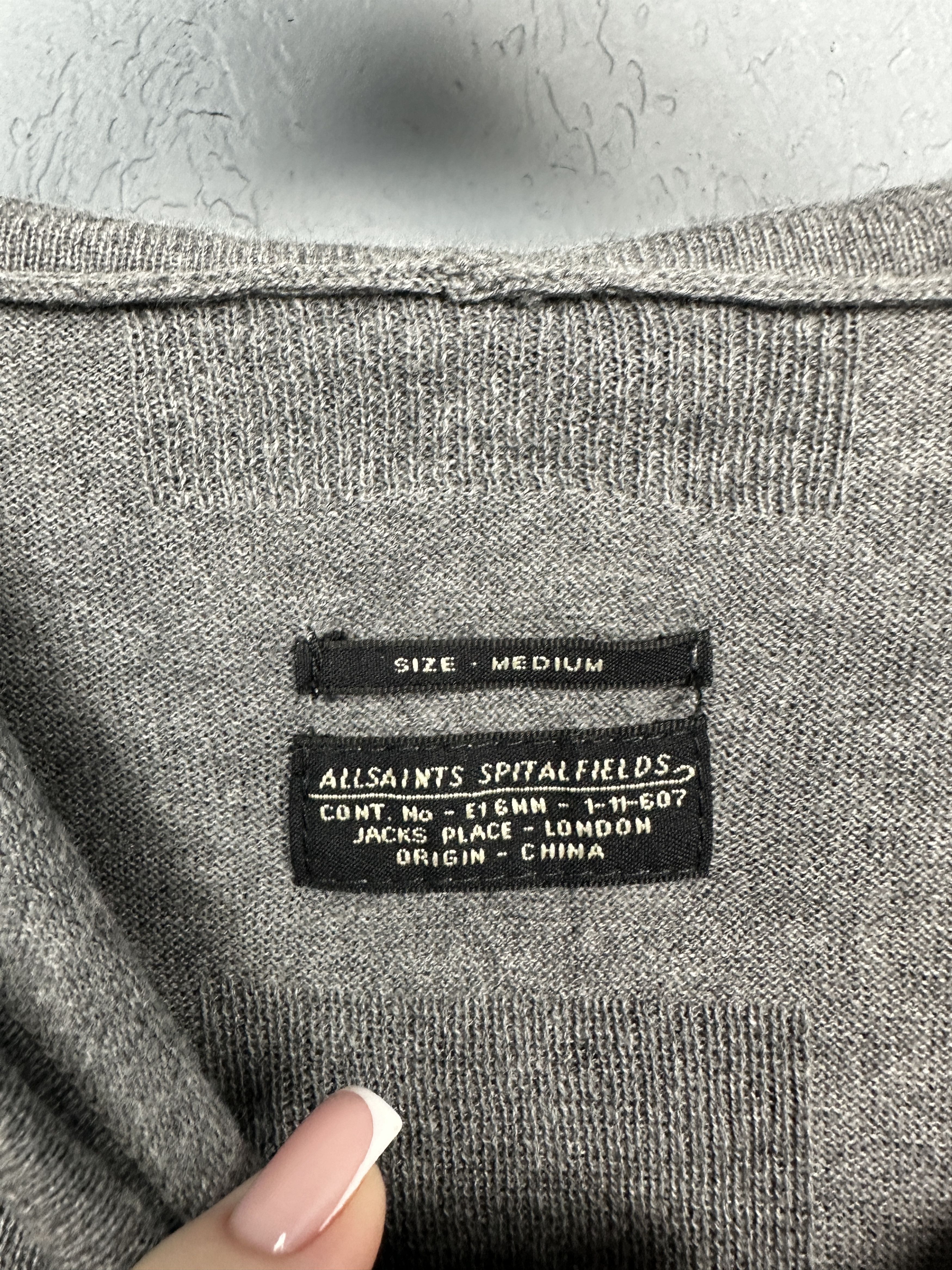 Allsaints Allsaints Mens Devise Knit Hoodie Size US M / EU 48-50 / 2 - 4 Thumbnail