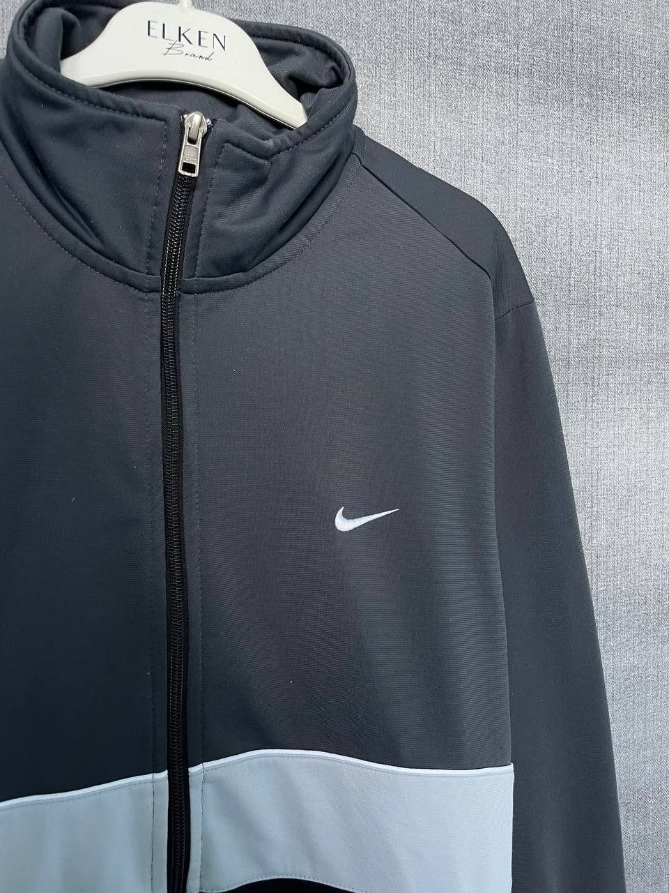 Nike × Vintage Vintage Nike Y2K Black Drill Track Jacket Size US M / EU 48-50 / 2 - 3 Thumbnail