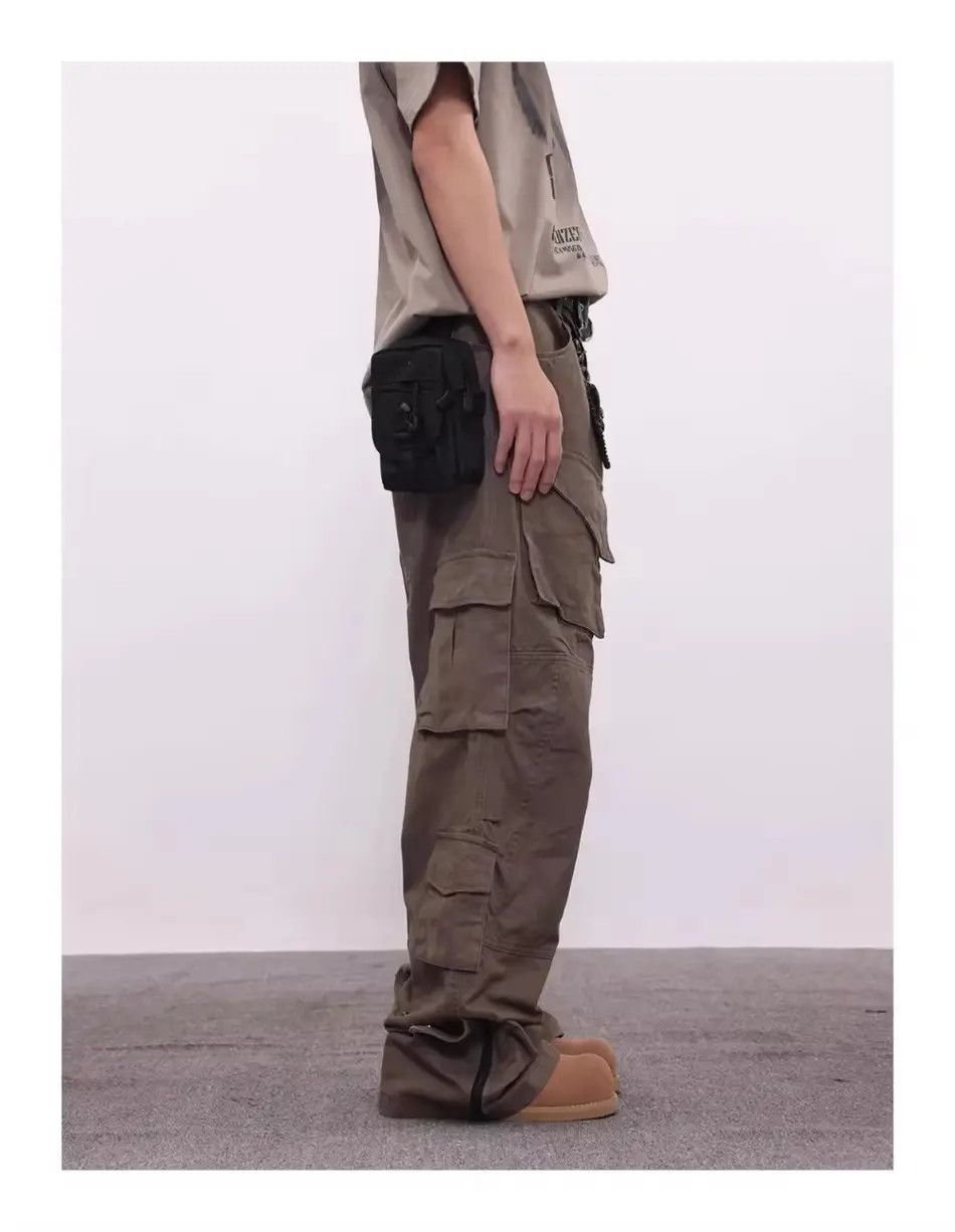 Japanese Brand Vintage Zipper Leg Cargo Heavy Pants Trousers Size US 32 / EU 48 - 3 Thumbnail