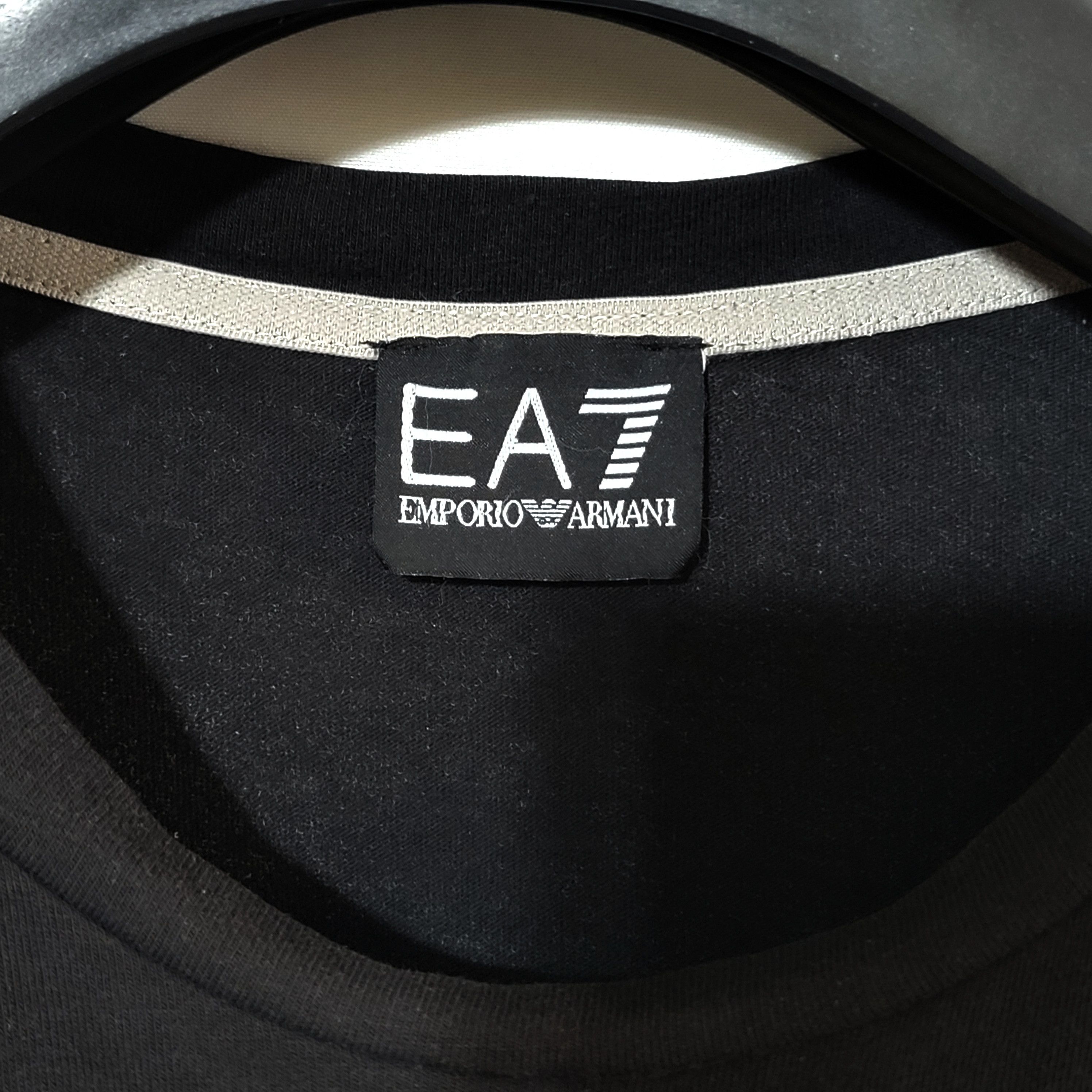 Armani Emporio Armani EA7 Plastic big logo T Shirt Size M Size US M / EU 48-50 / 2 - 4 Thumbnail