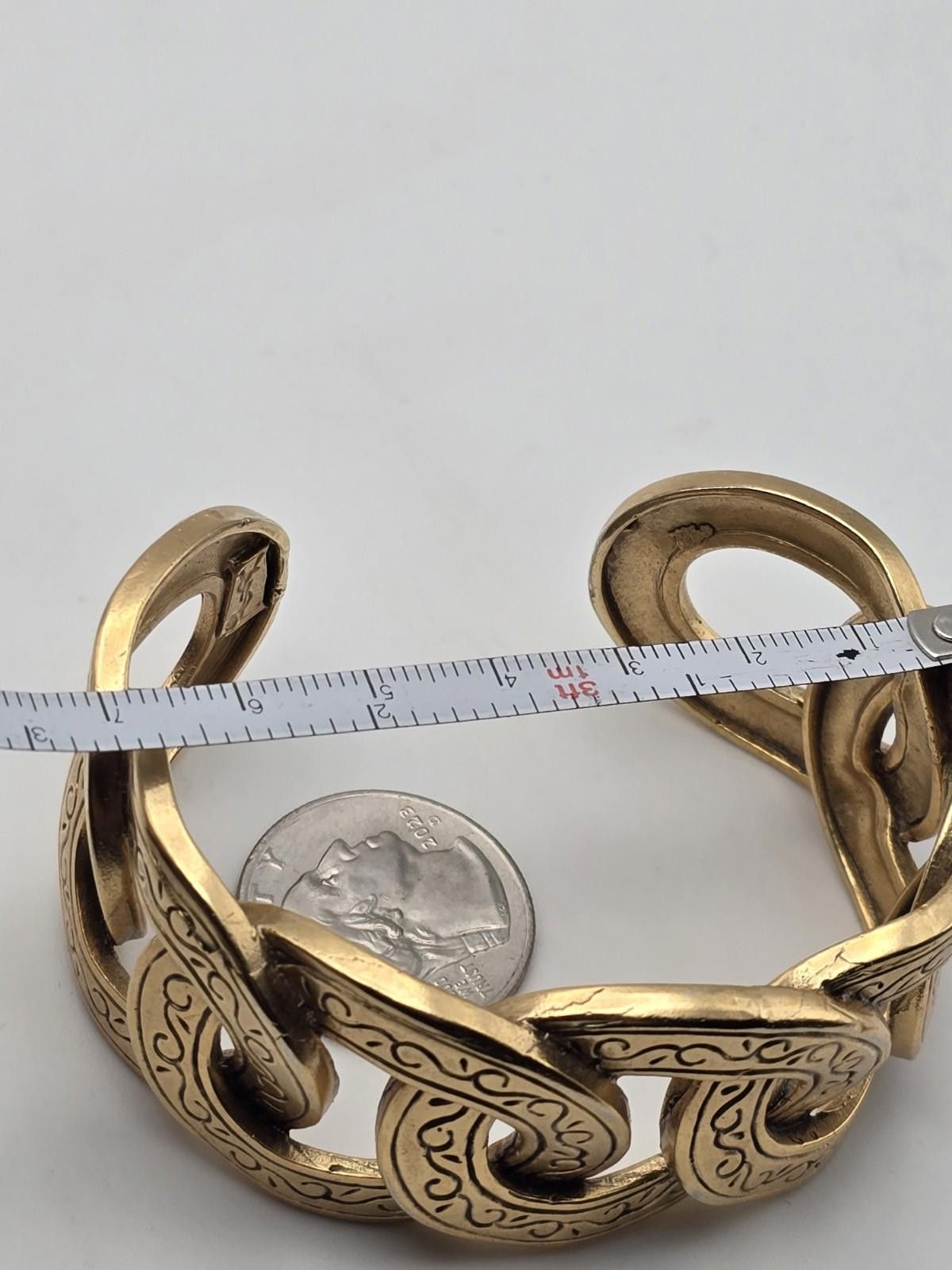 Yves Saint Laurent Yves Saunt Laurent Golden Loop Bangle Size ONE SIZE - 5 Thumbnail