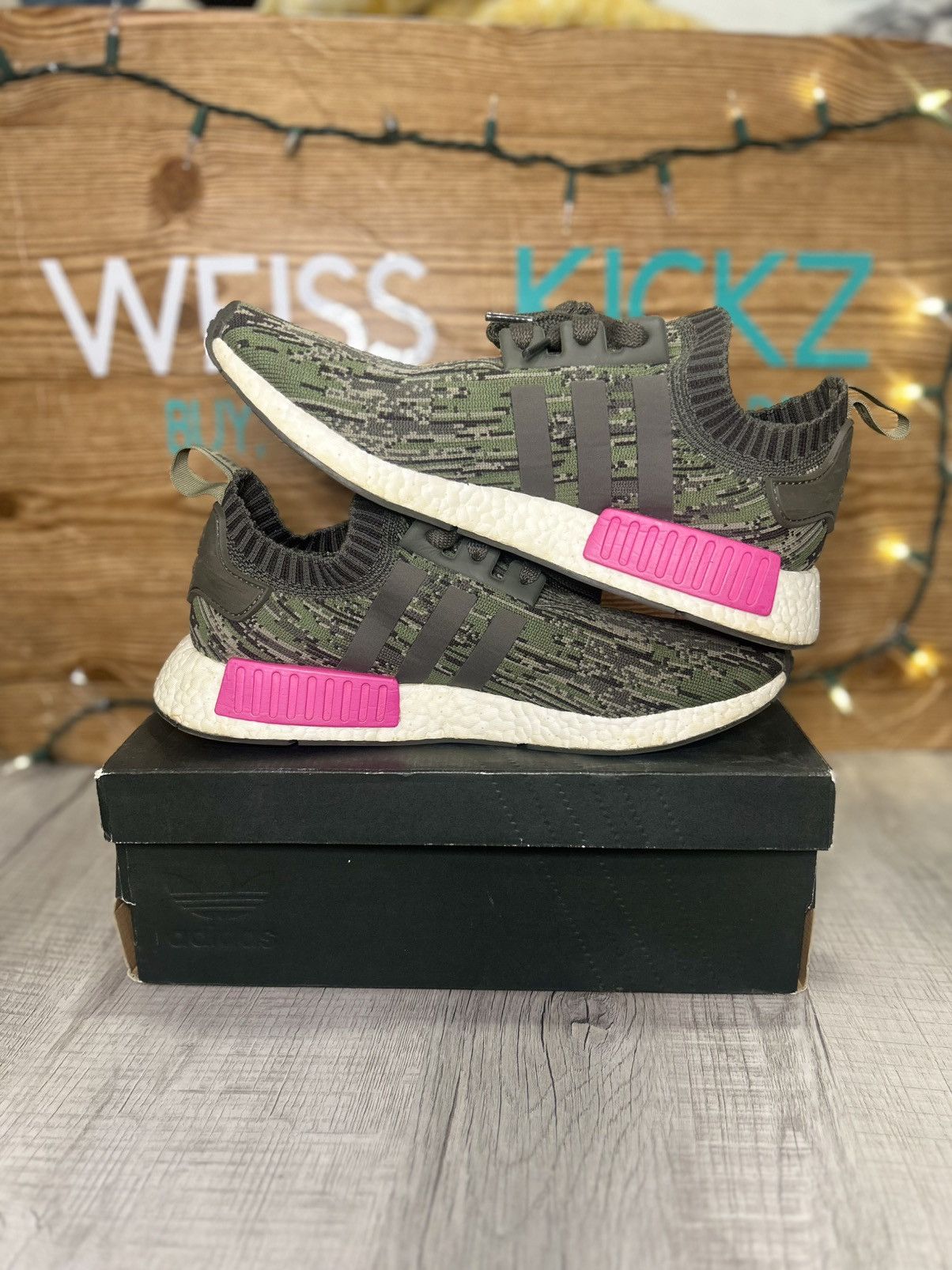 Adidas Adidas Nmd digital camo Size US 11 / EU 44 - 3 Thumbnail