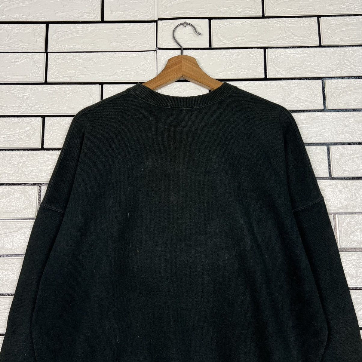 Trussardi 90's TRUSSARDI Embroidered Big Logo Sweatshirt #4014-C183 Size US M / EU 48-50 / 2 - 14 Thumbnail