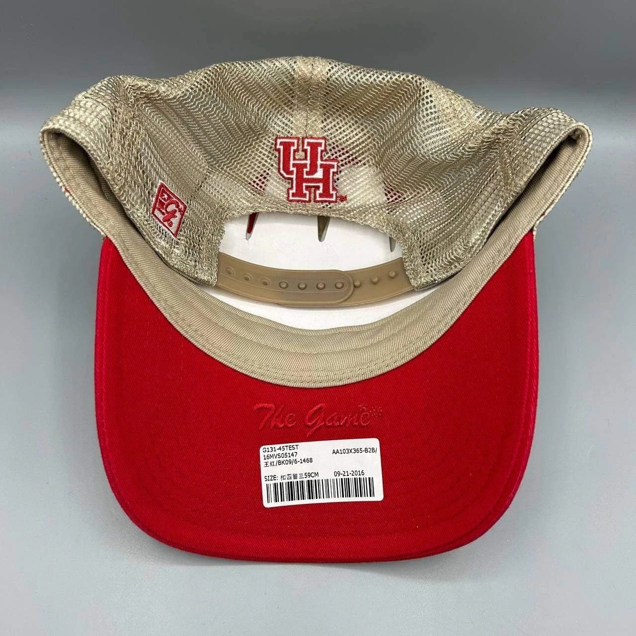 The Game Vintage Houston Cougars Trucker Hat Men NCAA Snap Back Size ONE SIZE - 7 Thumbnail