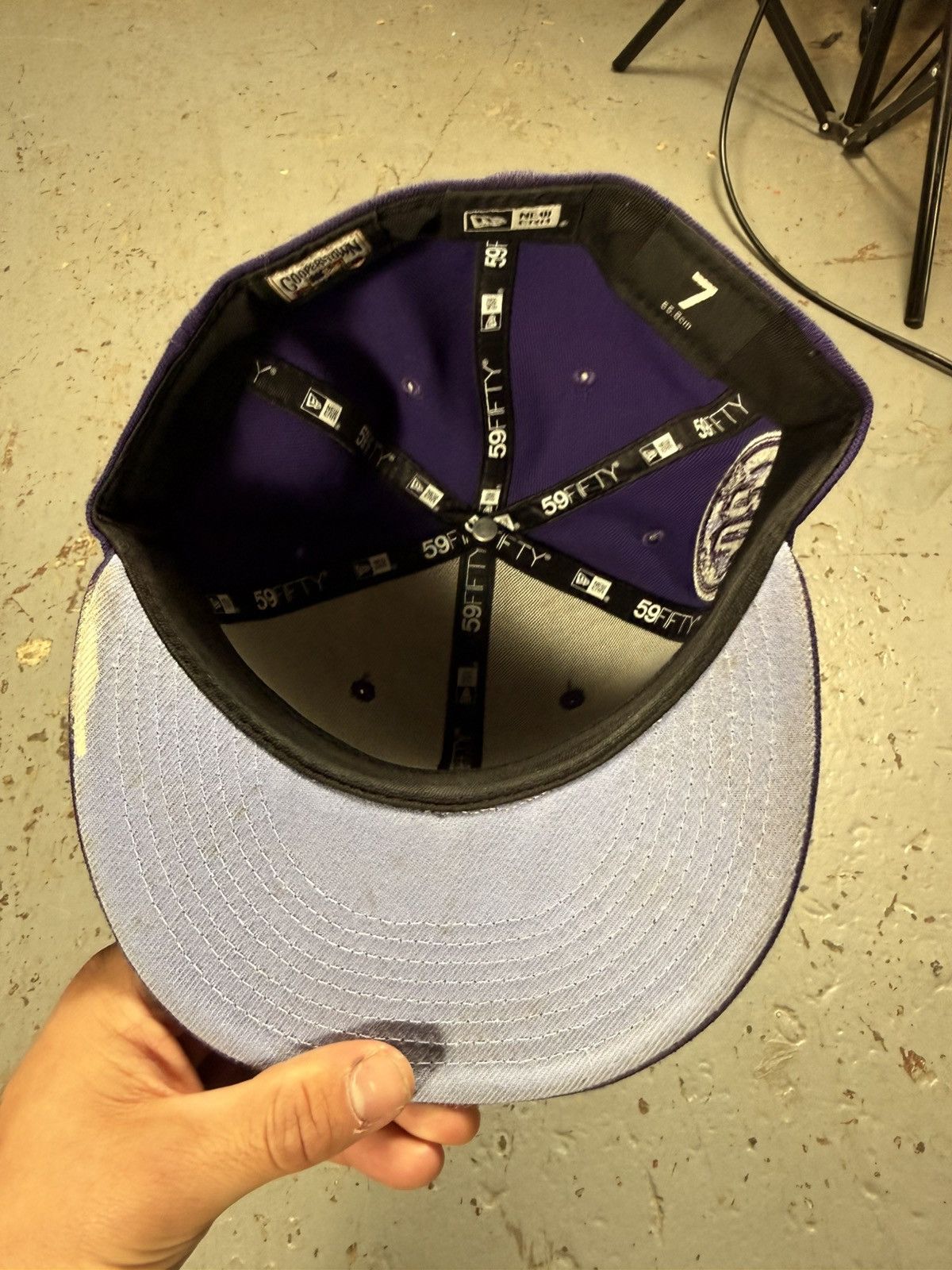 New Era Retro Purple Toronto Blue Jays Fitted Hat Size ONE SIZE - 8 Thumbnail
