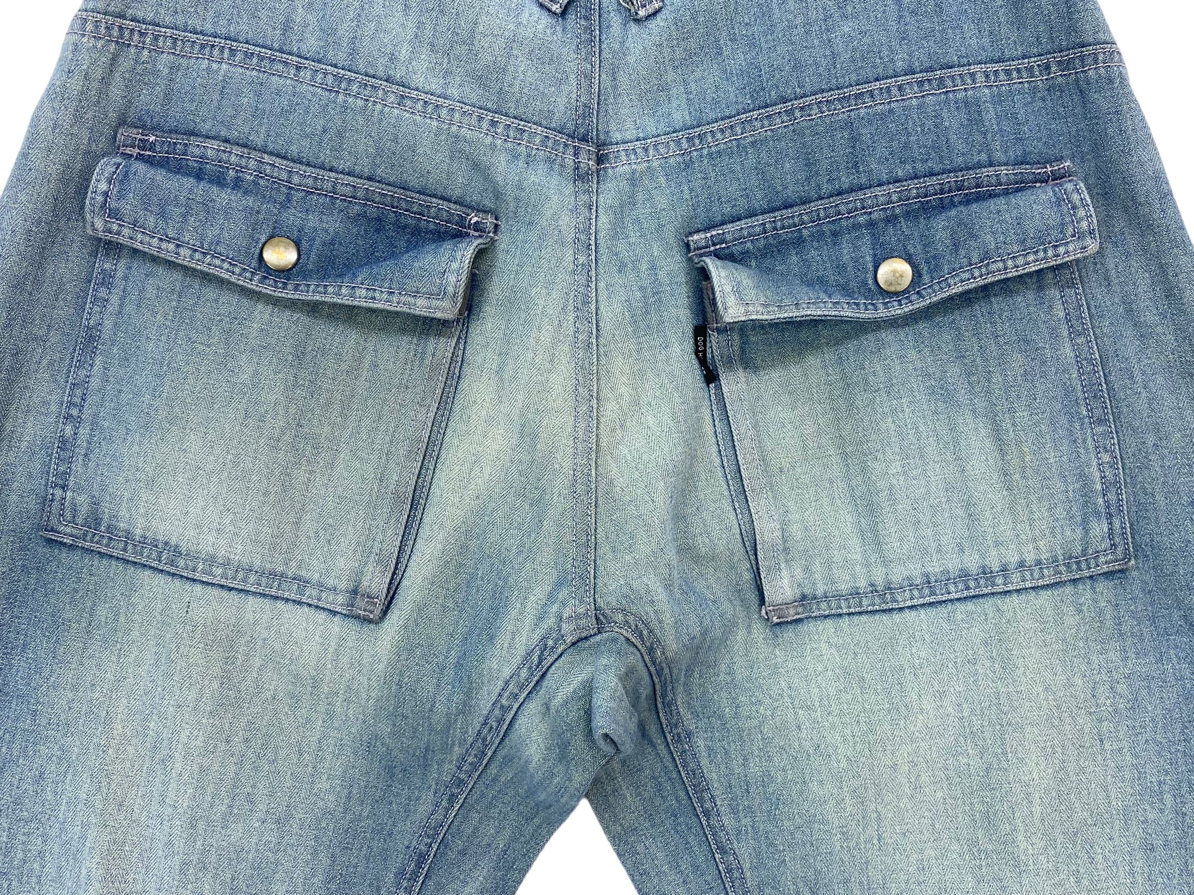 Japanese Brand DH62 Baggy Jeans Light Wash Jeans Size US 33 - 8 Thumbnail
