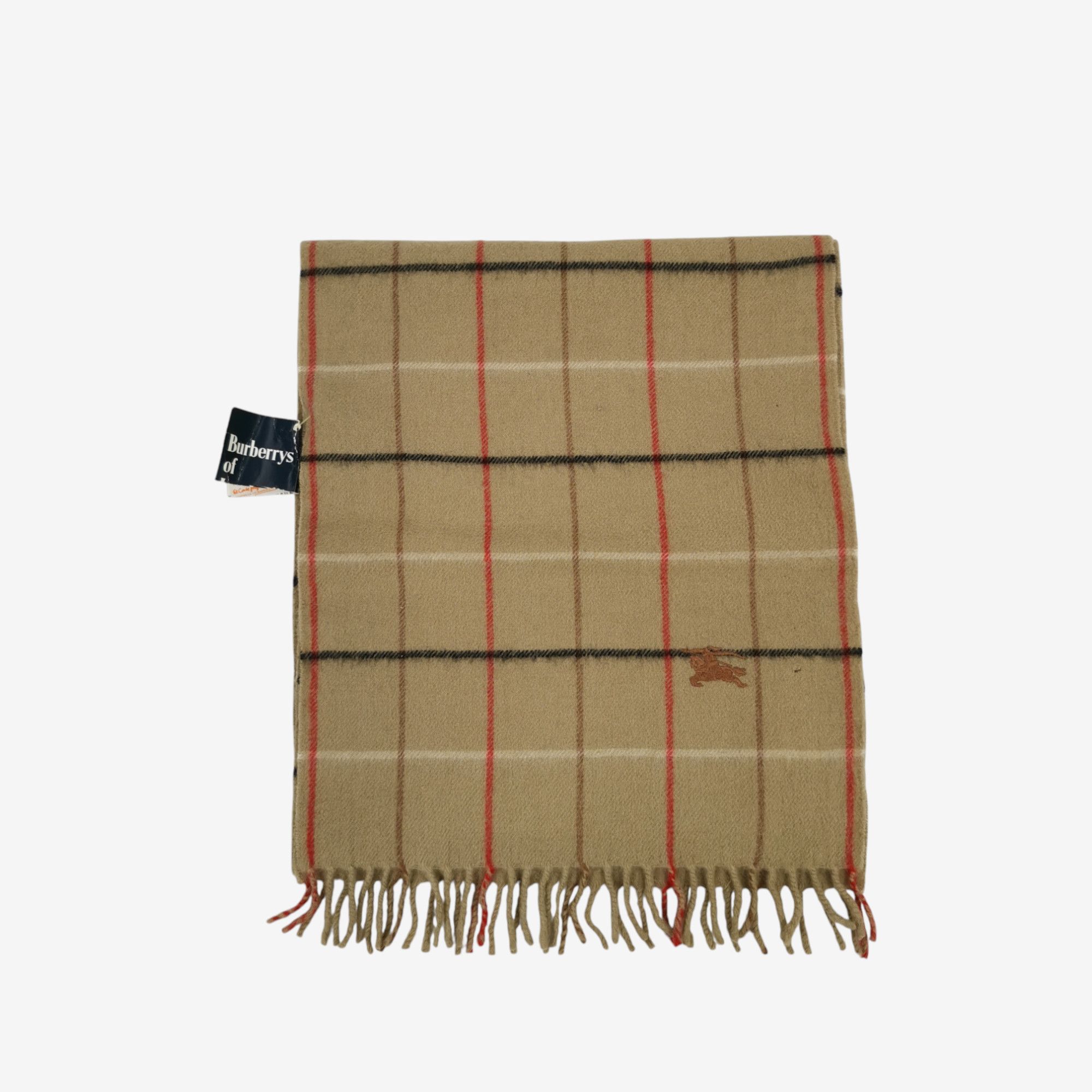 Burberry Vintage Burberry Scarf Wool Cashmere Muffler Scarves Size ONE SIZE - 2 Thumbnail