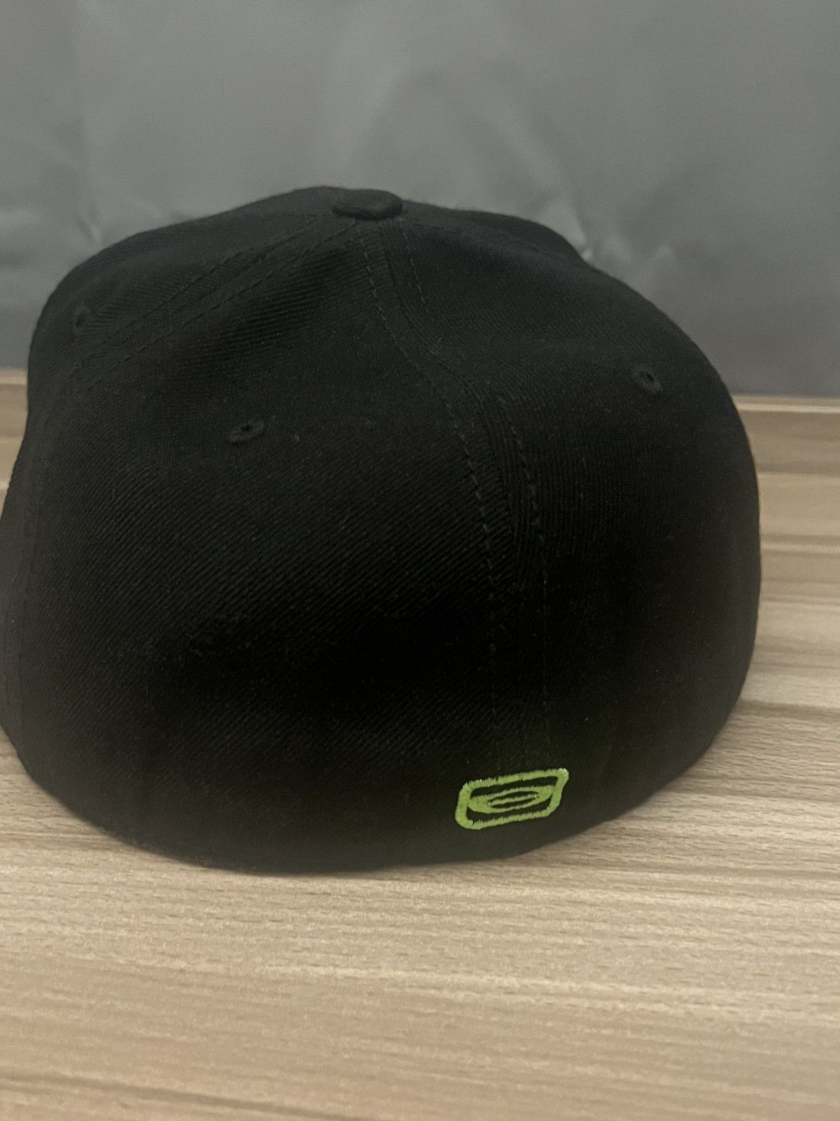 Playboi Carti Yvl fitted hat size 7 3/4 black and green Size ONE SIZE - 4 Thumbnail