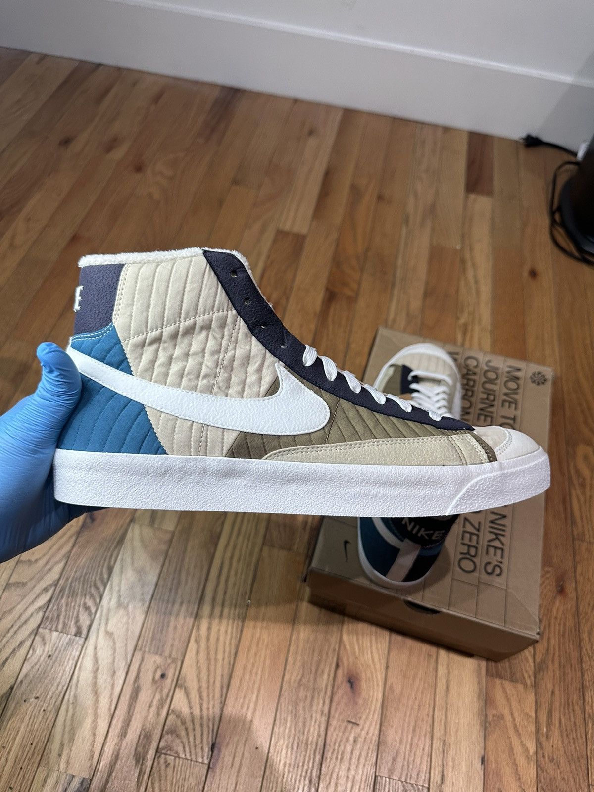 Nike Nike Men's Blazer Mid 77 LX NN Toasty Quilted Shoes Size Size US 13 / EU 46 - 3 Thumbnail