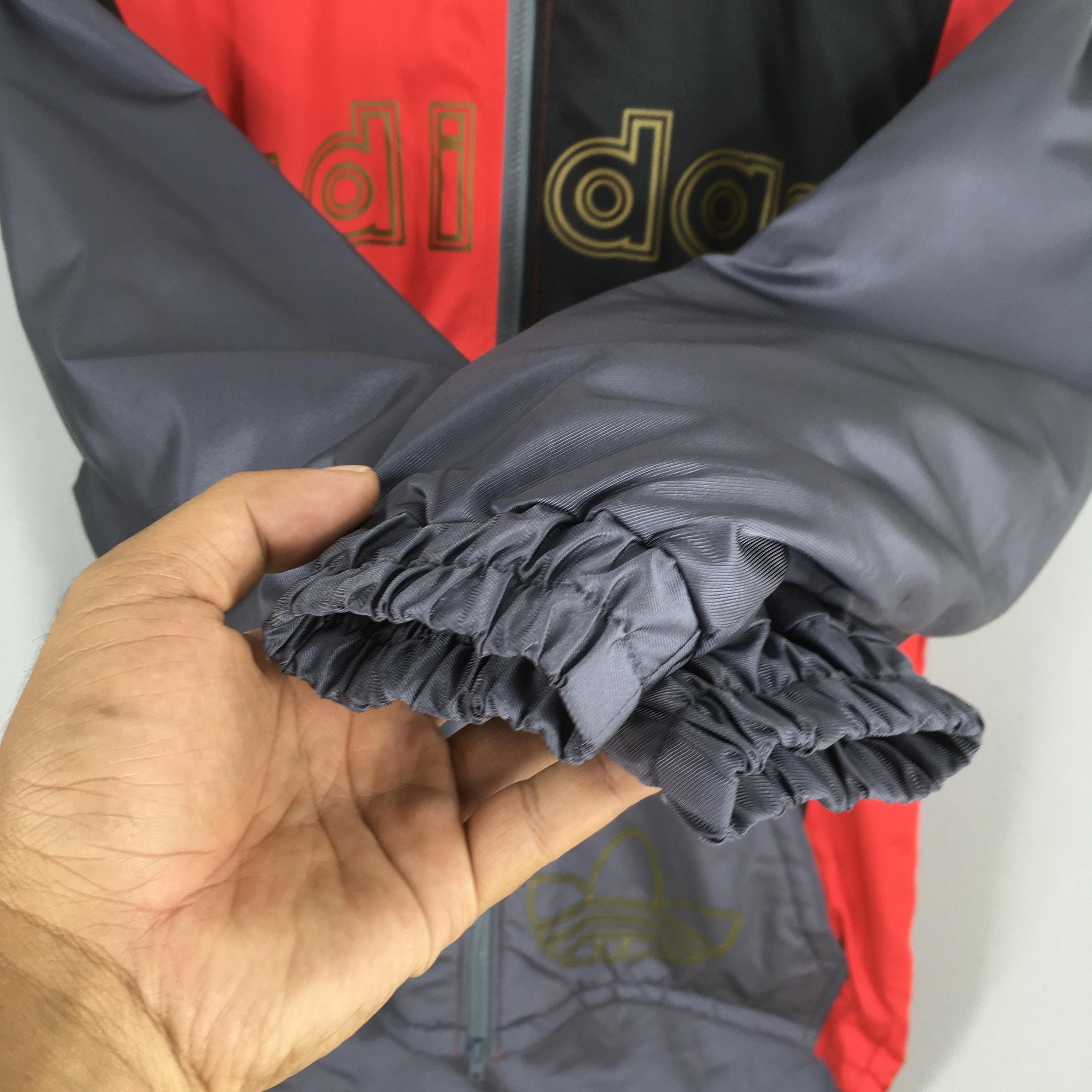 Adidas 90s Adidas Trefoil Logo Multicolor Hoodie Jacket Medium Size US M / EU 48-50 / 2 - 4 Thumbnail