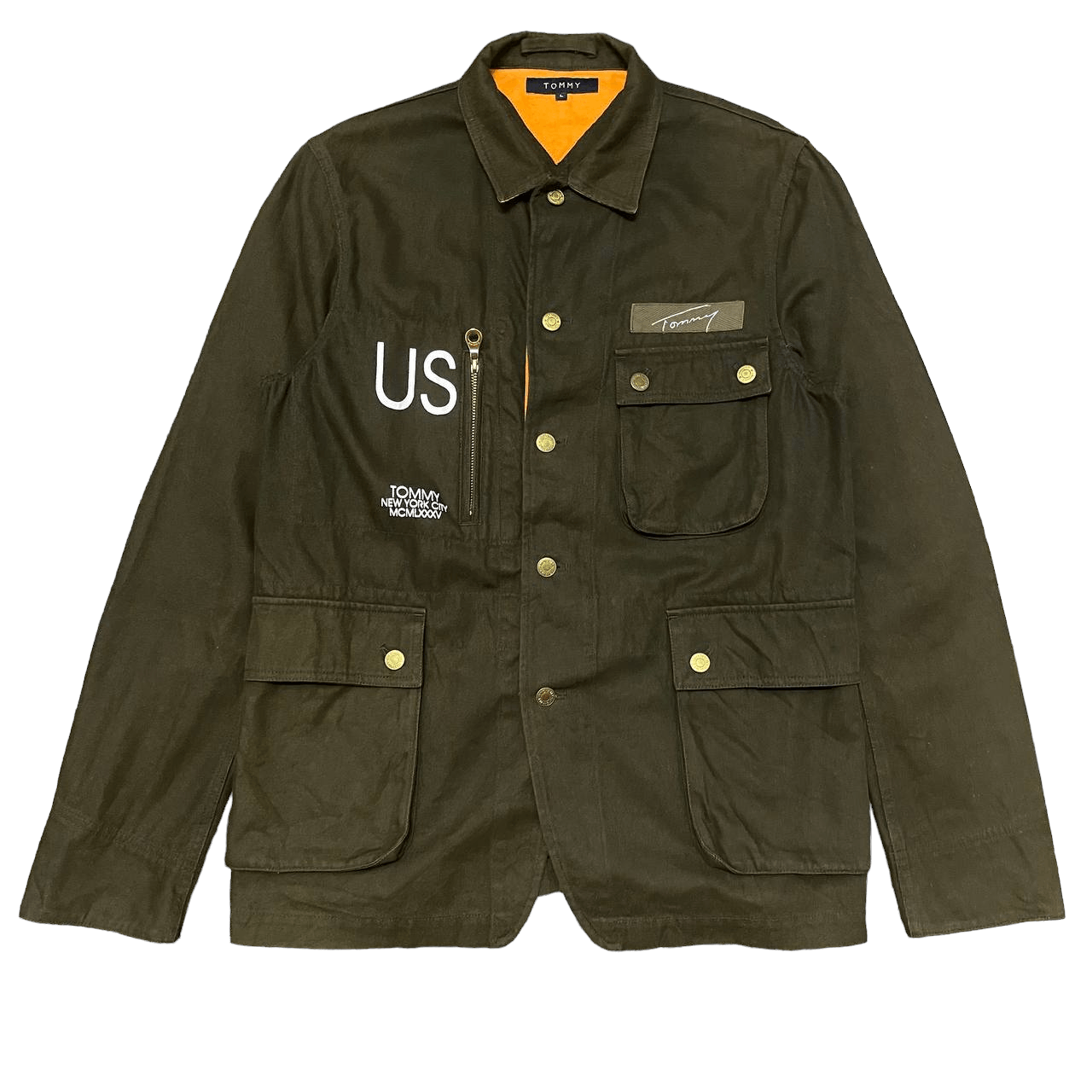 Tommy Hilfiger Vintage Tommy Signature Multi Pocket Jacket Size US L / EU 52-54 / 3 - 1 Thumbnail