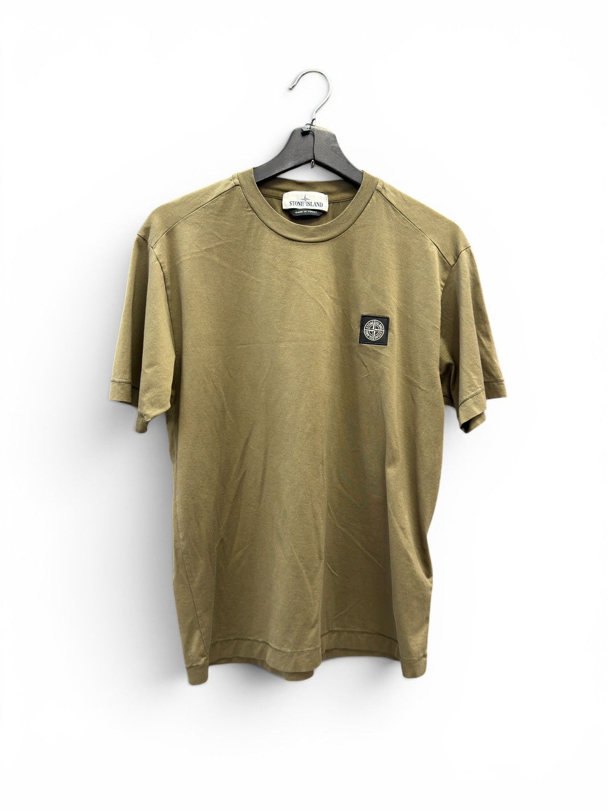 Stone Island Stone Island Olive Logo Shirt Size US S / EU 44-46 / 1 - 1 Thumbnail