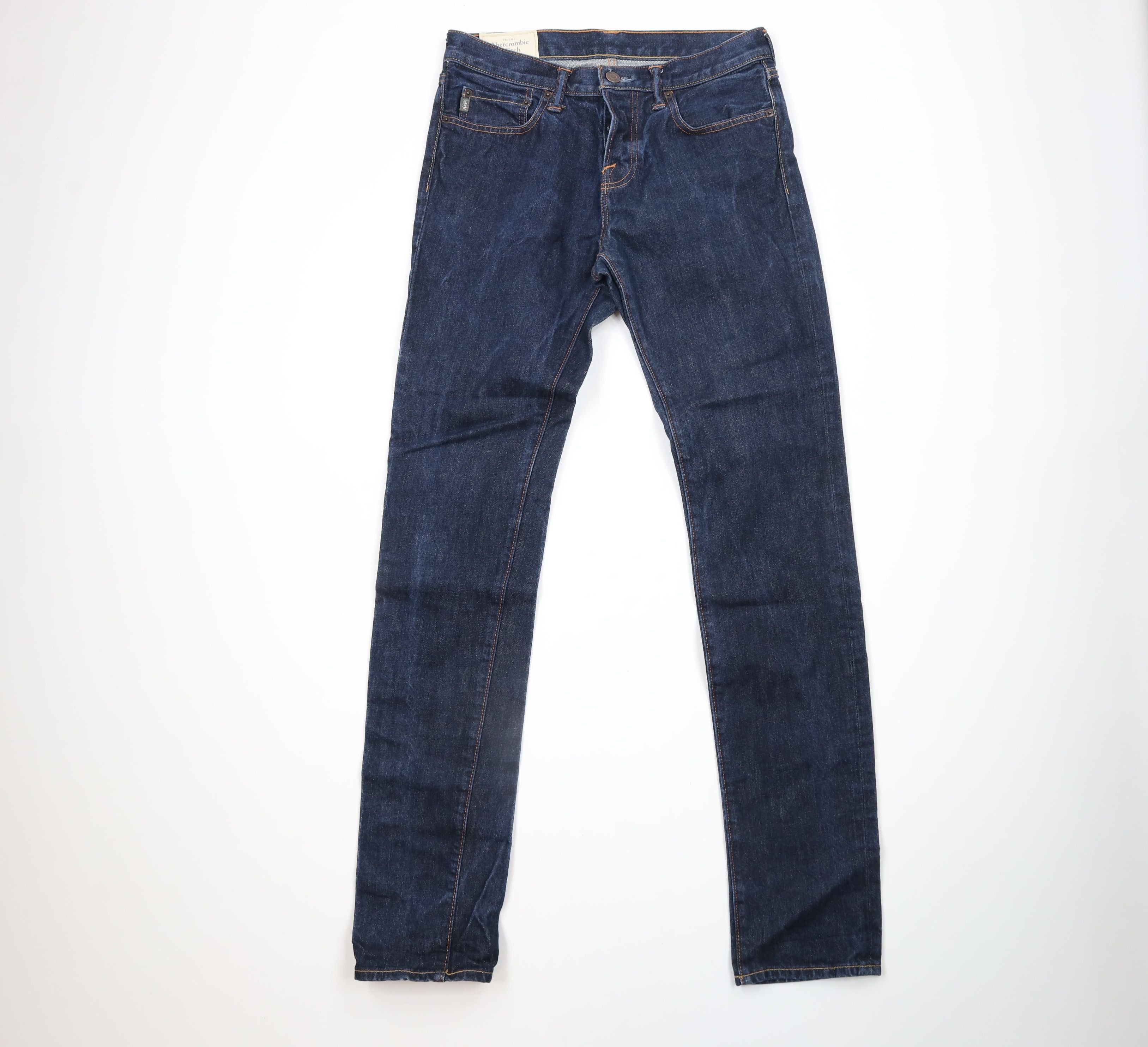 Abercrombie & Fitch × Vintage Vintage Abercrombie & Fitch Button Fly Denim Jeans Indigo Size US 31 - 1 Thumbnail