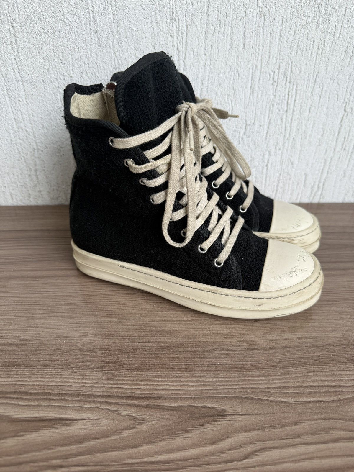 Rick Owens Drkshdw Wool drkshdw ramones Size US 5.5 / IT 35.5 - 2 Thumbnail
