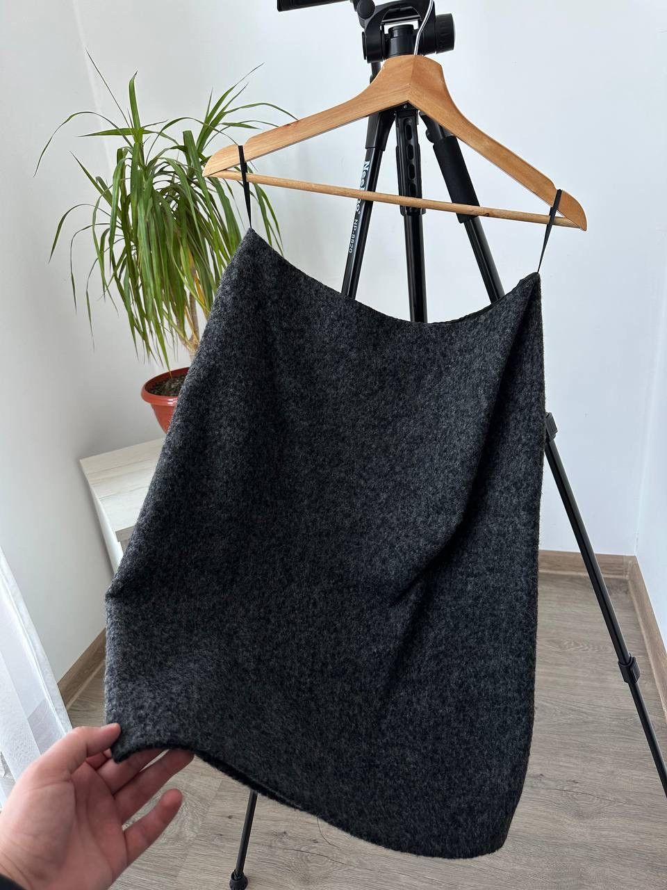 Jil Sander × Vintage Vintage Japanese Jil Sander Gray Alpaca Skirt Size 28" / US 6 / IT 42 - 13 Thumbnail