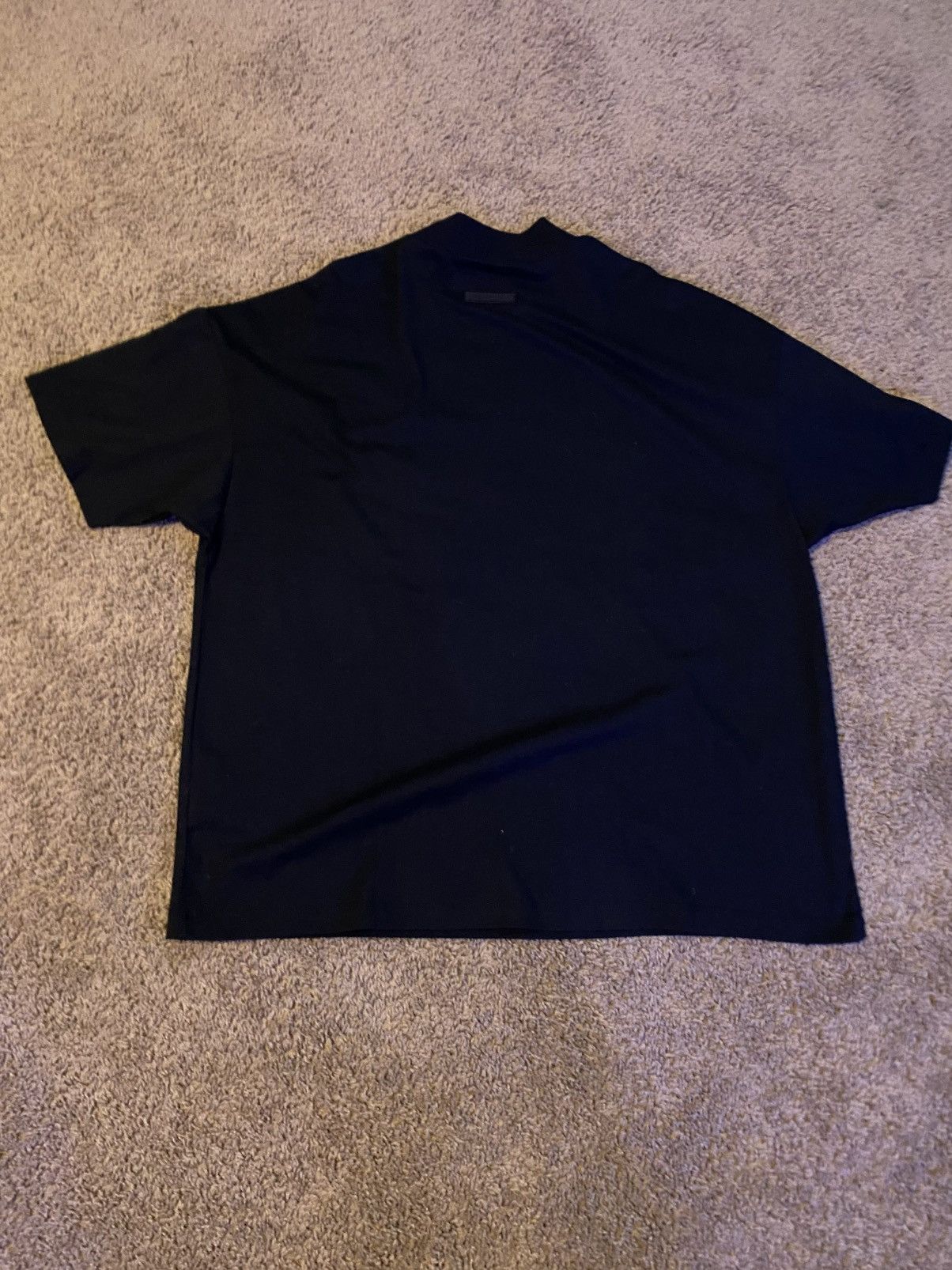 Designer × Essentials × Fear of God Essentials Fear Of Gd Jet Black T-Shirt Size US M / EU 48-50 / 2 - 2 Thumbnail
