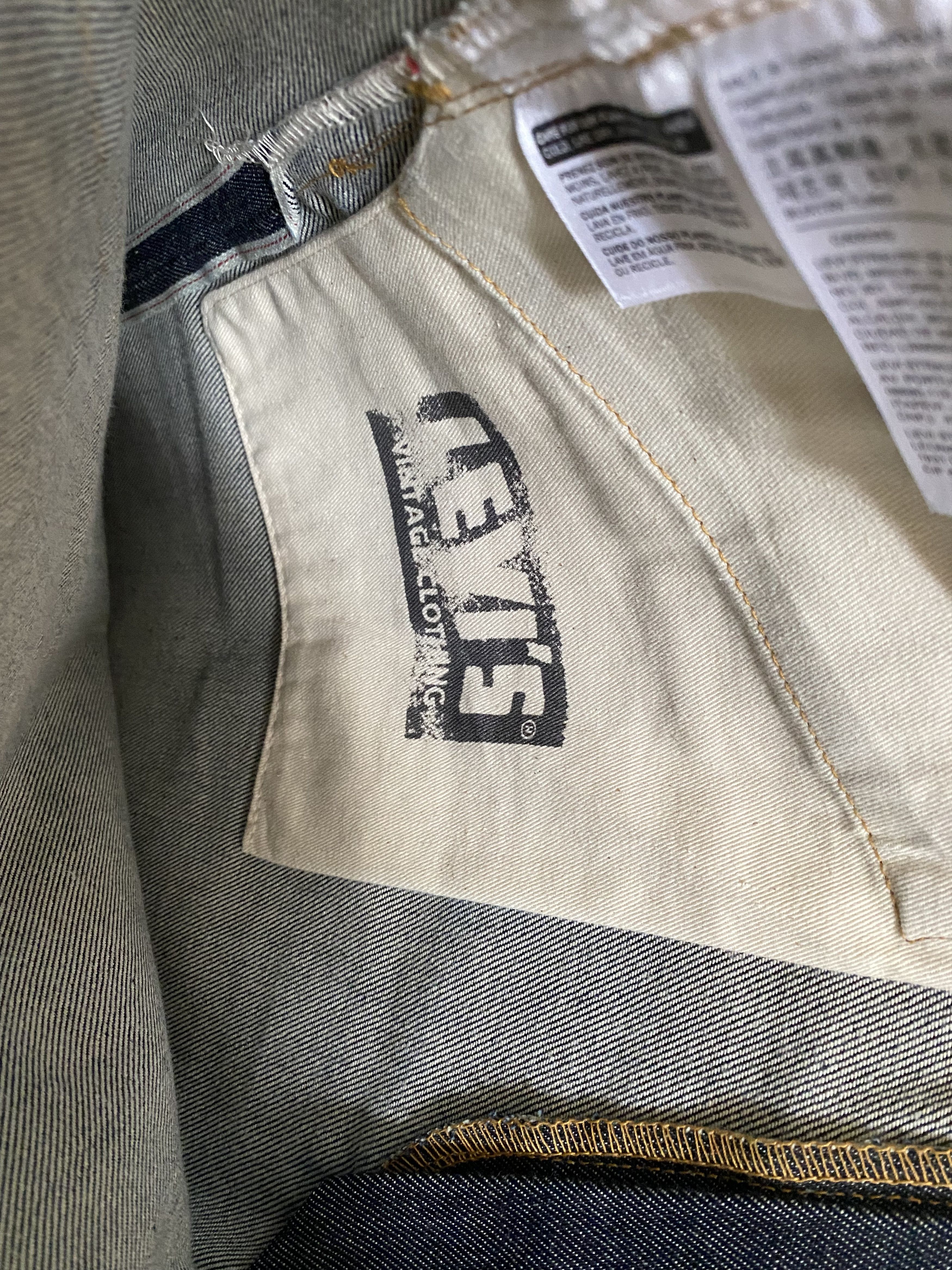 Levi's × Levi's Vintage Clothing × Vintage 1954 501® Original Fit Selvedge Men's Jeans Size US 36 / EU 52 - 10 Thumbnail