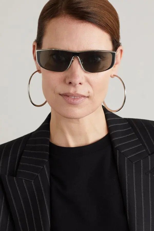 Saint Laurent Paris NEW SAINT LAURENT SL605 LUNA 001 SILVER  display picture 3
