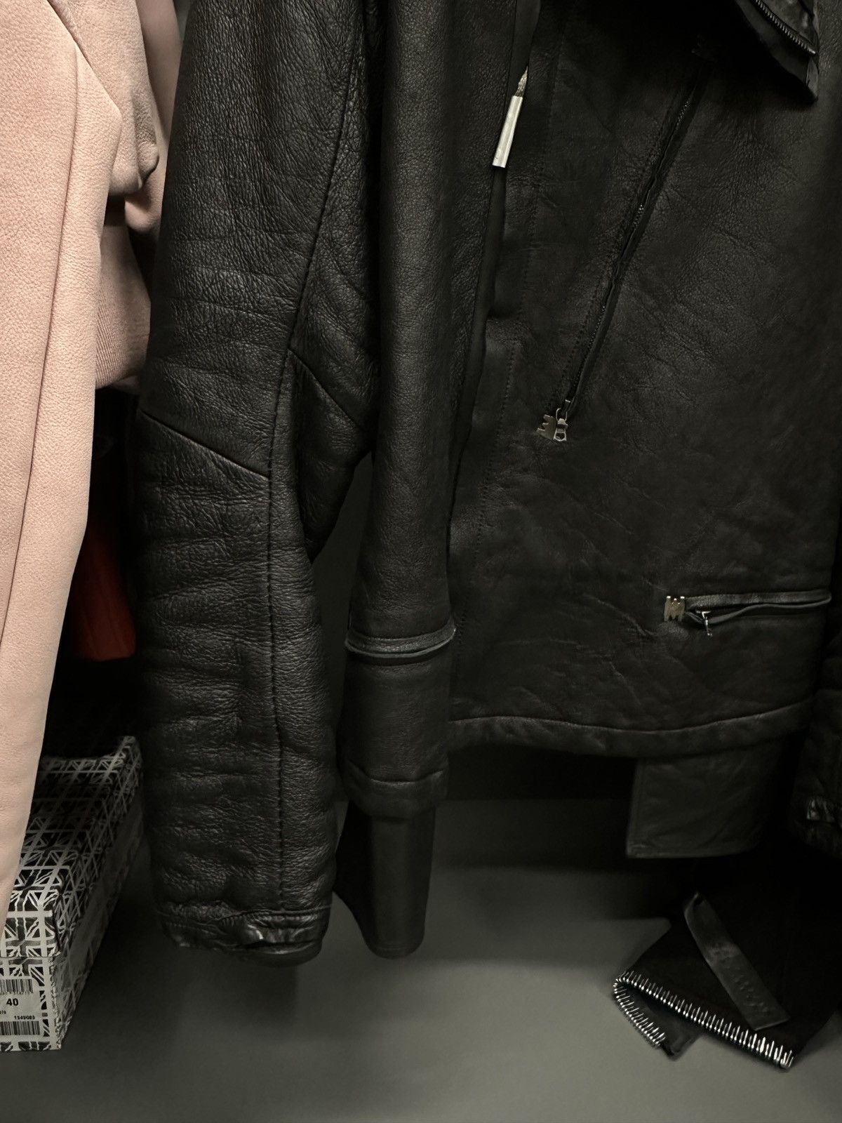 BNWT! Isaac Sellam Experience Lamb Leather Ambilavant Jacket