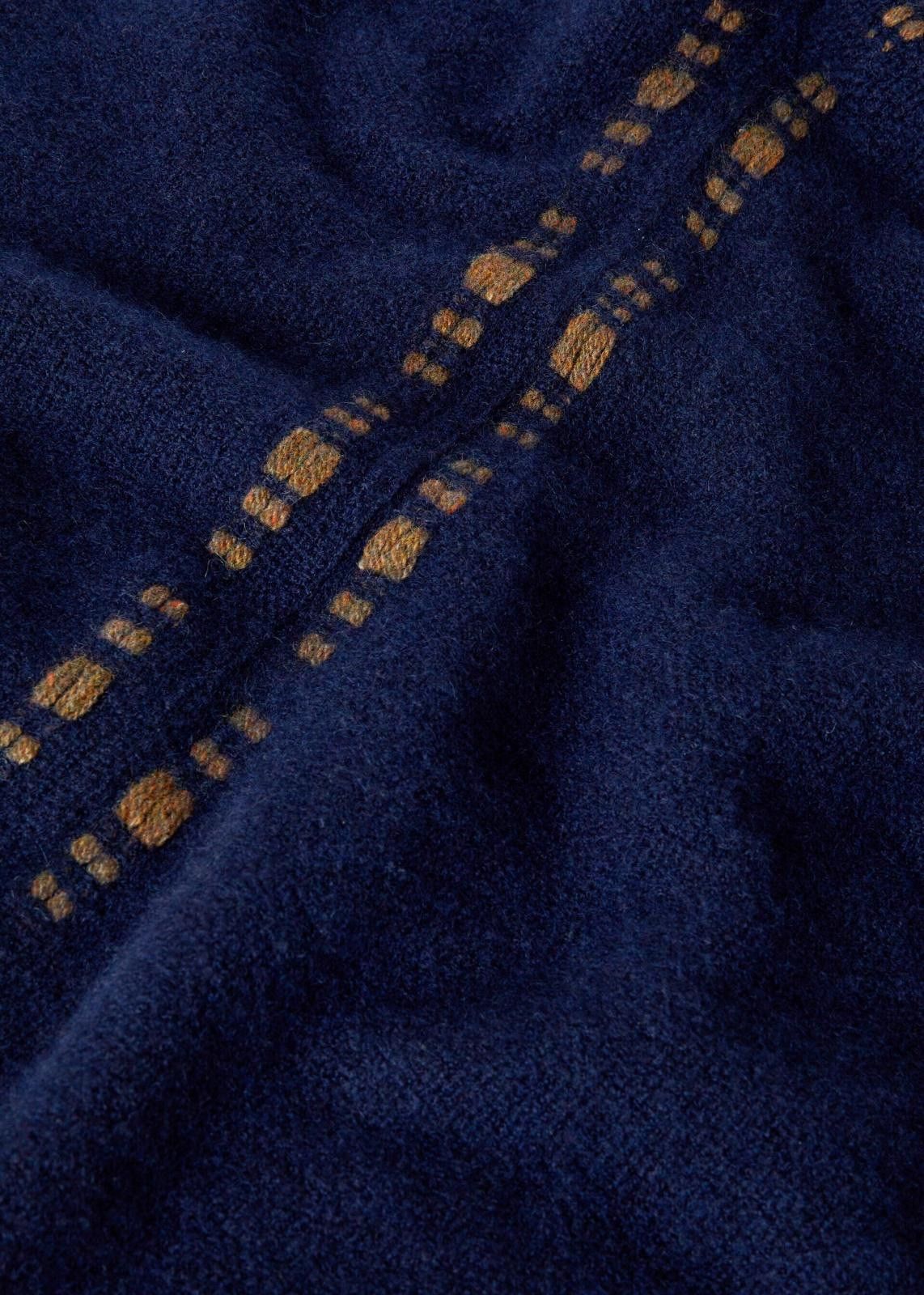 Loro Piana o1srvl11e0125 FAO1051 Size: OS/ Short Poncho in Blue Size ONE SIZE - 2 Thumbnail