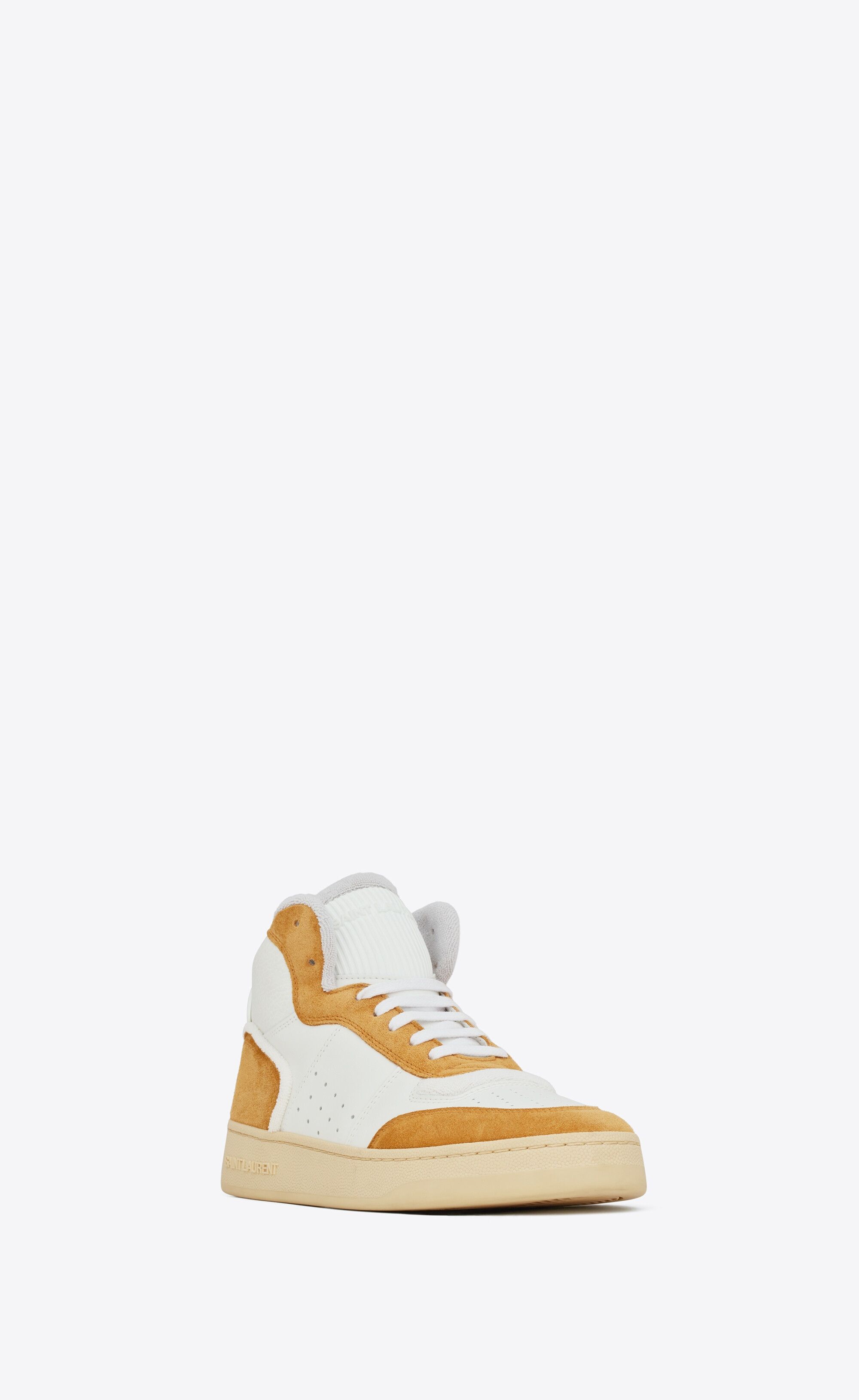 Saint Laurent Paris o1s1wg110225 757358 SL/80 Sneakers Leather Suede Size US 6 / IT 36 - 4 Thumbnail