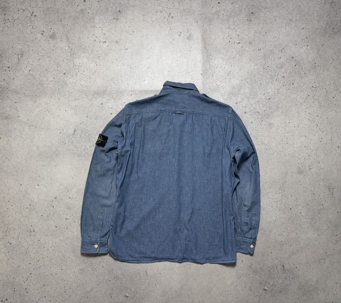 Stone Island Stone Island Luxury Button Up Shirt Patch Size XL Size US XL / EU 56 / 4 - 16 Thumbnail
