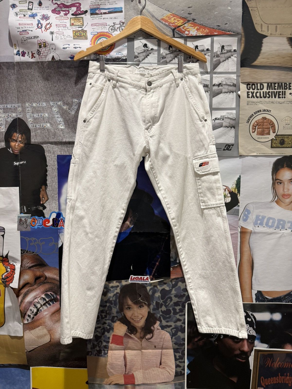Honor the Gift HONOR THE GIFT Men's White Mason Pants Size US 30 / EU 46 - 1 Thumbnail