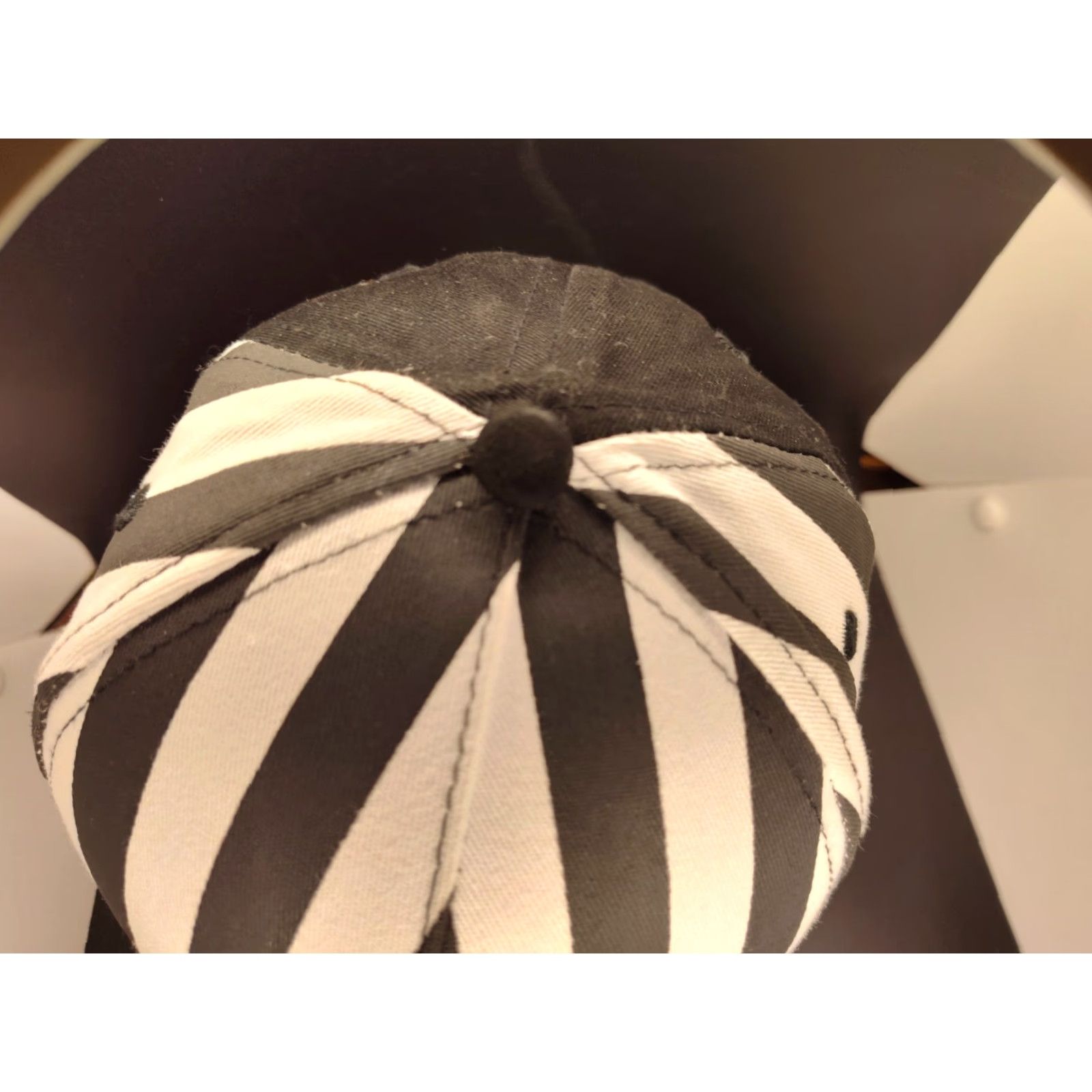 Vintage VINTAGE Beetlejuice Movie Promo Baseball Cap Hat Unisex Adjustable Cotton Striped 2024 Size ONE SIZE - 4 Thumbnail