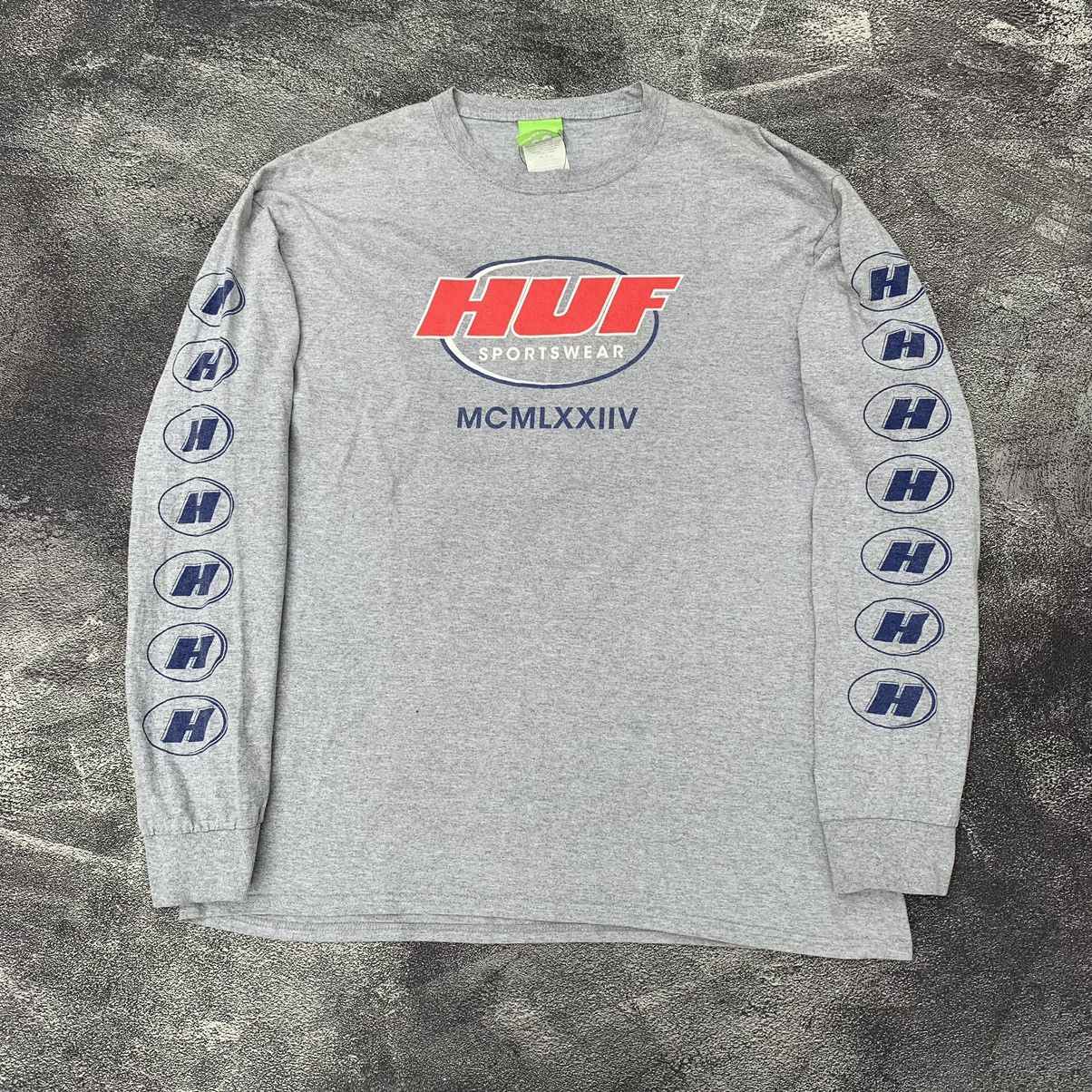 Huf HUF worldwide longslevee t-shirt Size US XL / EU 56 / 4 - 1 Thumbnail