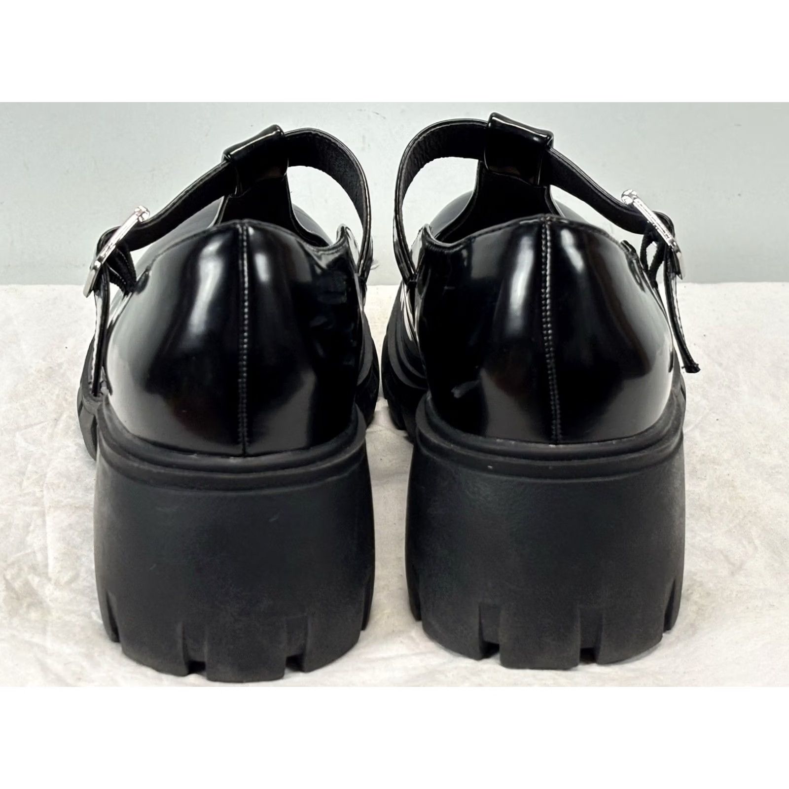 Esprit Esprit Mary Jane Anette/E3ANE01P Black 10 Shoes Buckle Patent Leather Women Mary Jane Anette Casual Dress Boho Punk Goth Adjustable Round Toe | Preppy Size L / US 10 / IT 46 - 4 Thumbnail