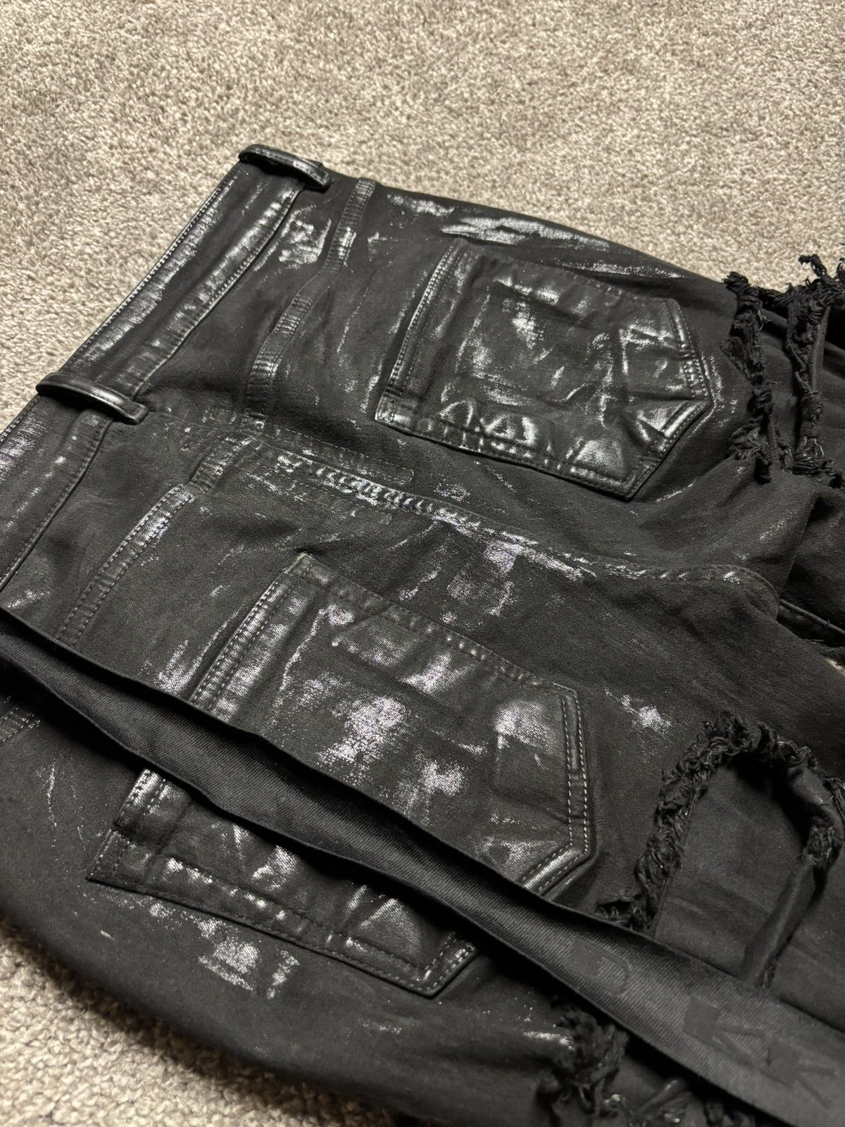 Rick Owens Rick owens waxed thrashed tyrone cut Size US 32 / EU 48 - 5 Thumbnail