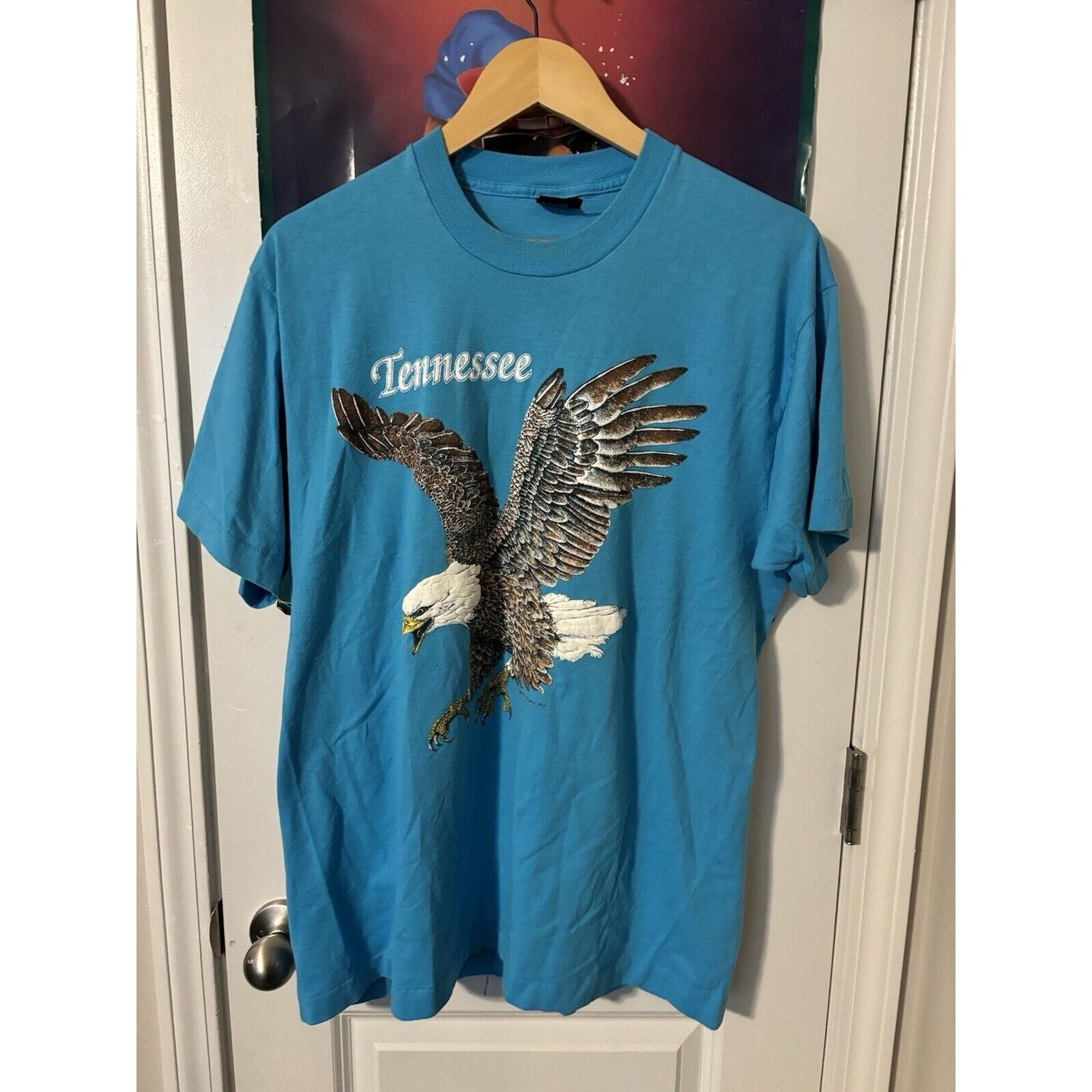 Other vintage XL Tennesse Eagle Blue single stitched T-shirt XL Size US XL / EU 56 / 4 - 1 Thumbnail