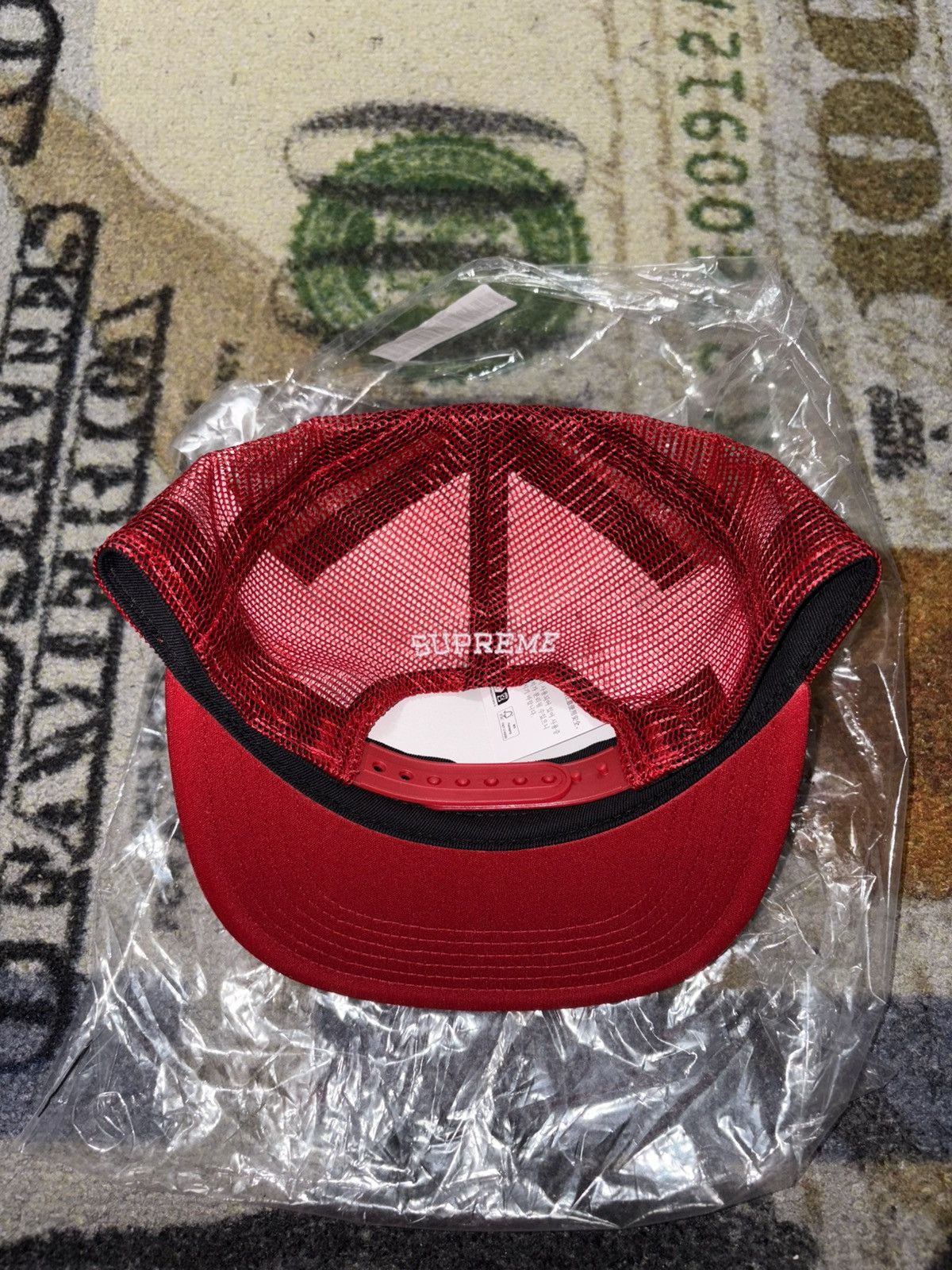 Supreme Supreme Pins Mesh Back 5-Panel Red Size ONE SIZE - 3 Thumbnail