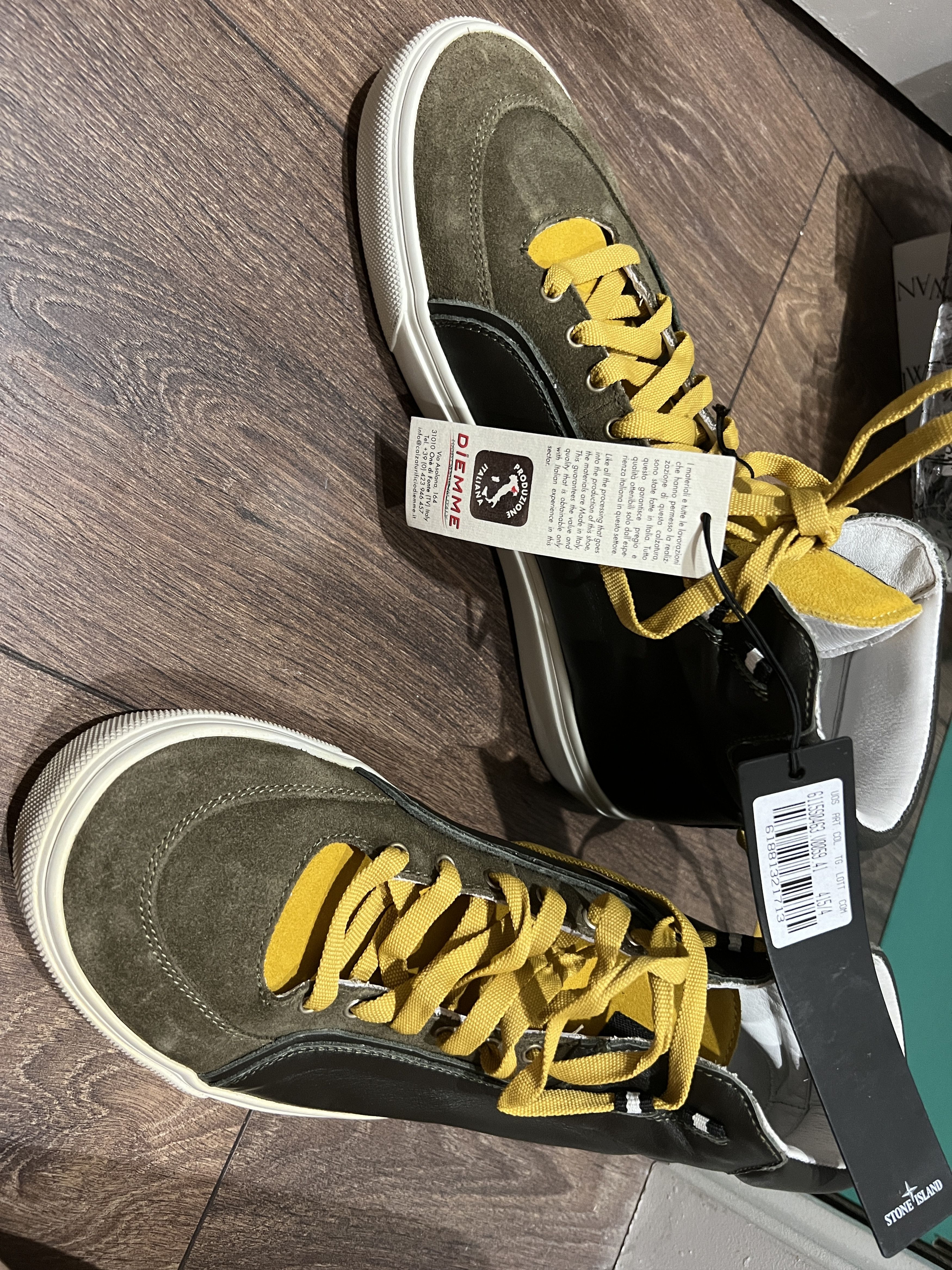 Stone Island x Diemme High-Top Sneakers size41