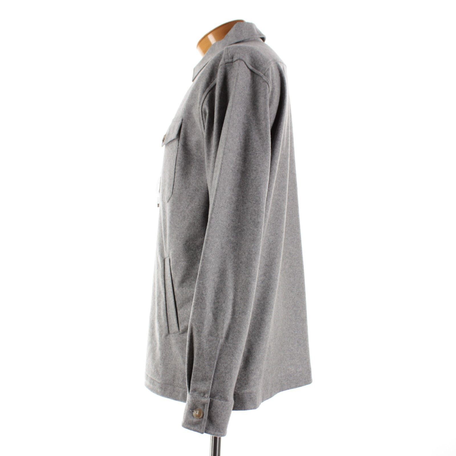 Other Windsor Overshirt Size XL US In Gray Cashmere Blend Size US XL / EU 56 / 4 - 4 Thumbnail